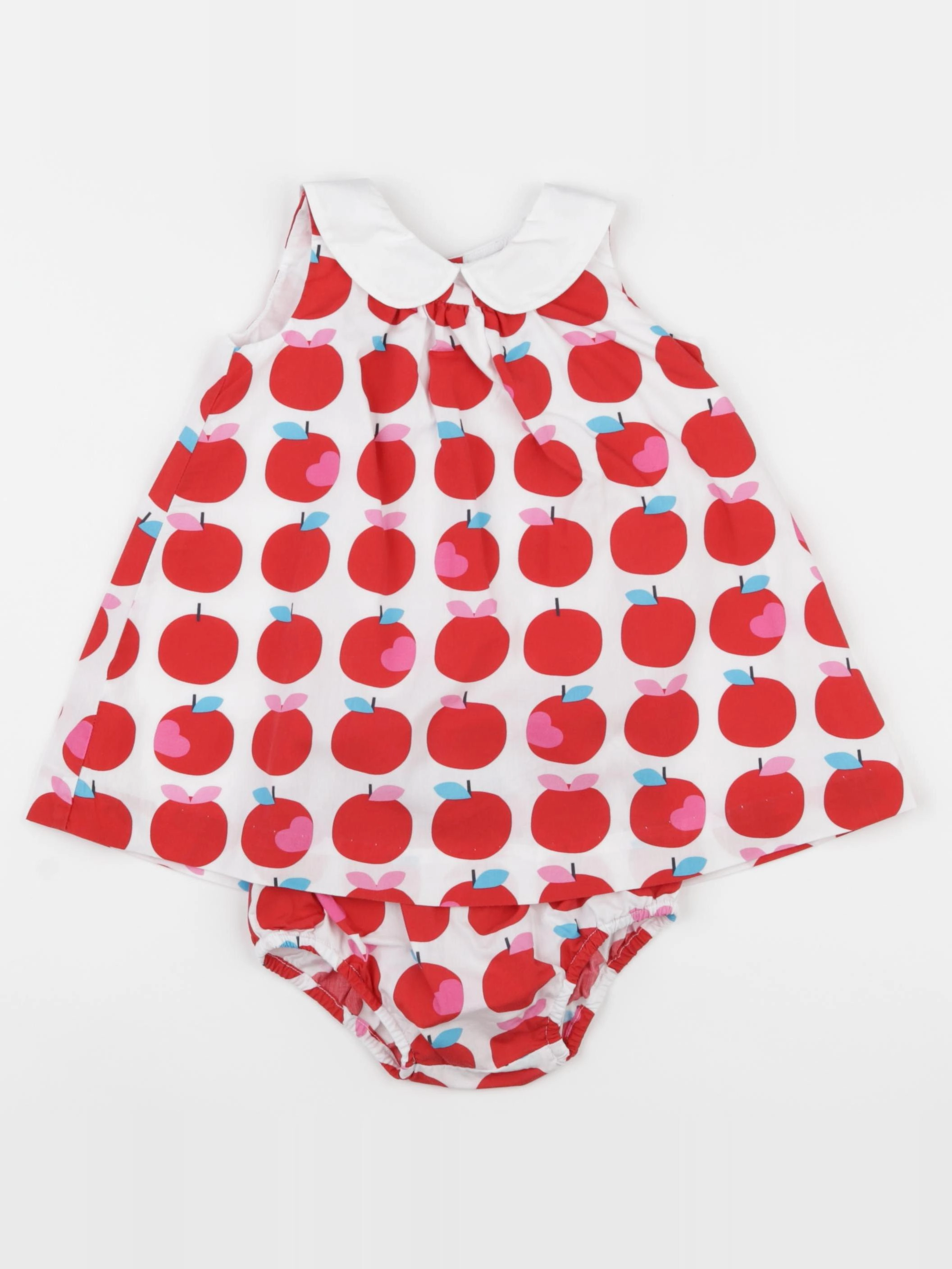 Jacadi - robe rouge - 12 mois