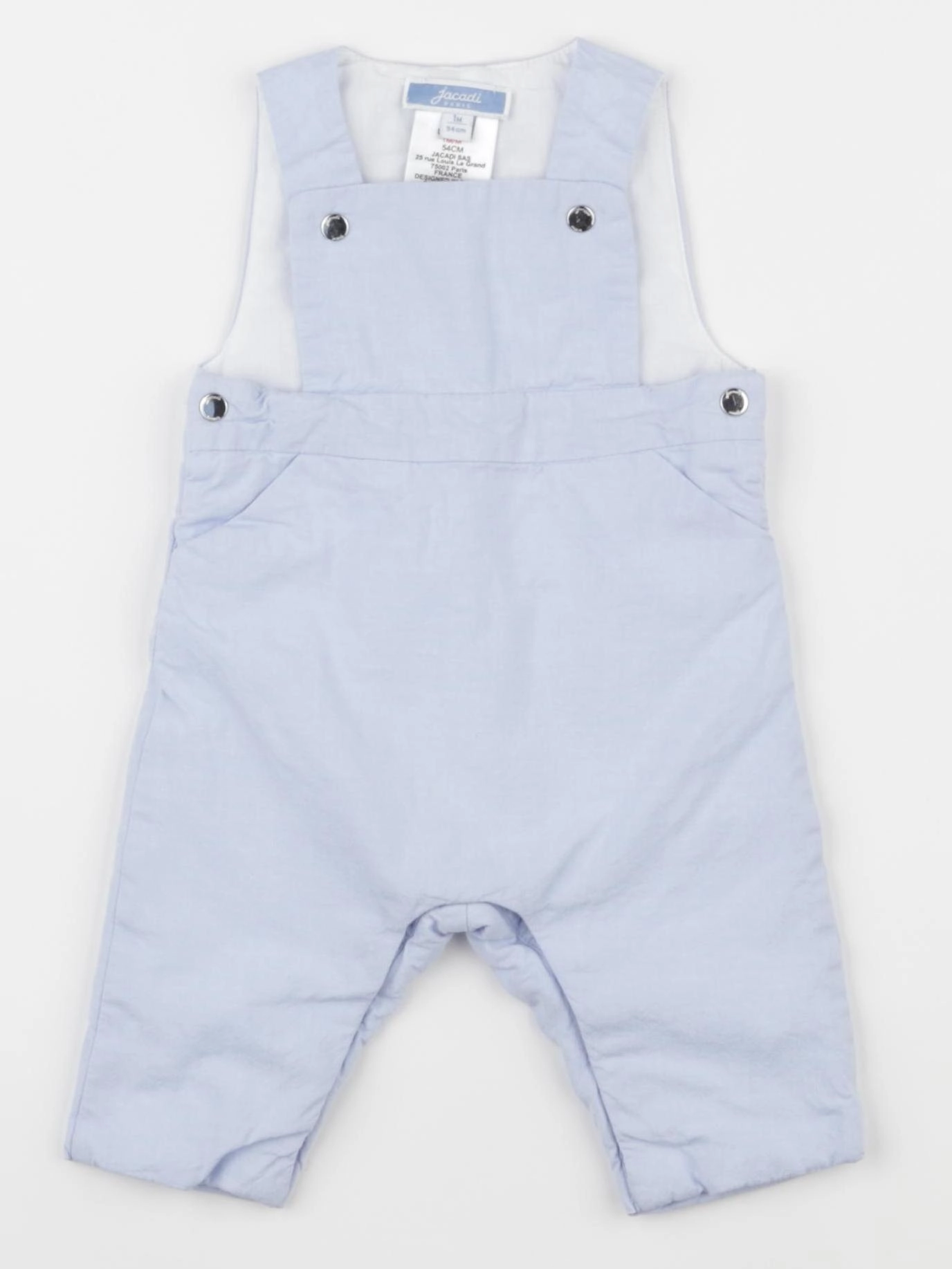 Jacadi - salopette bleu - 1 mois