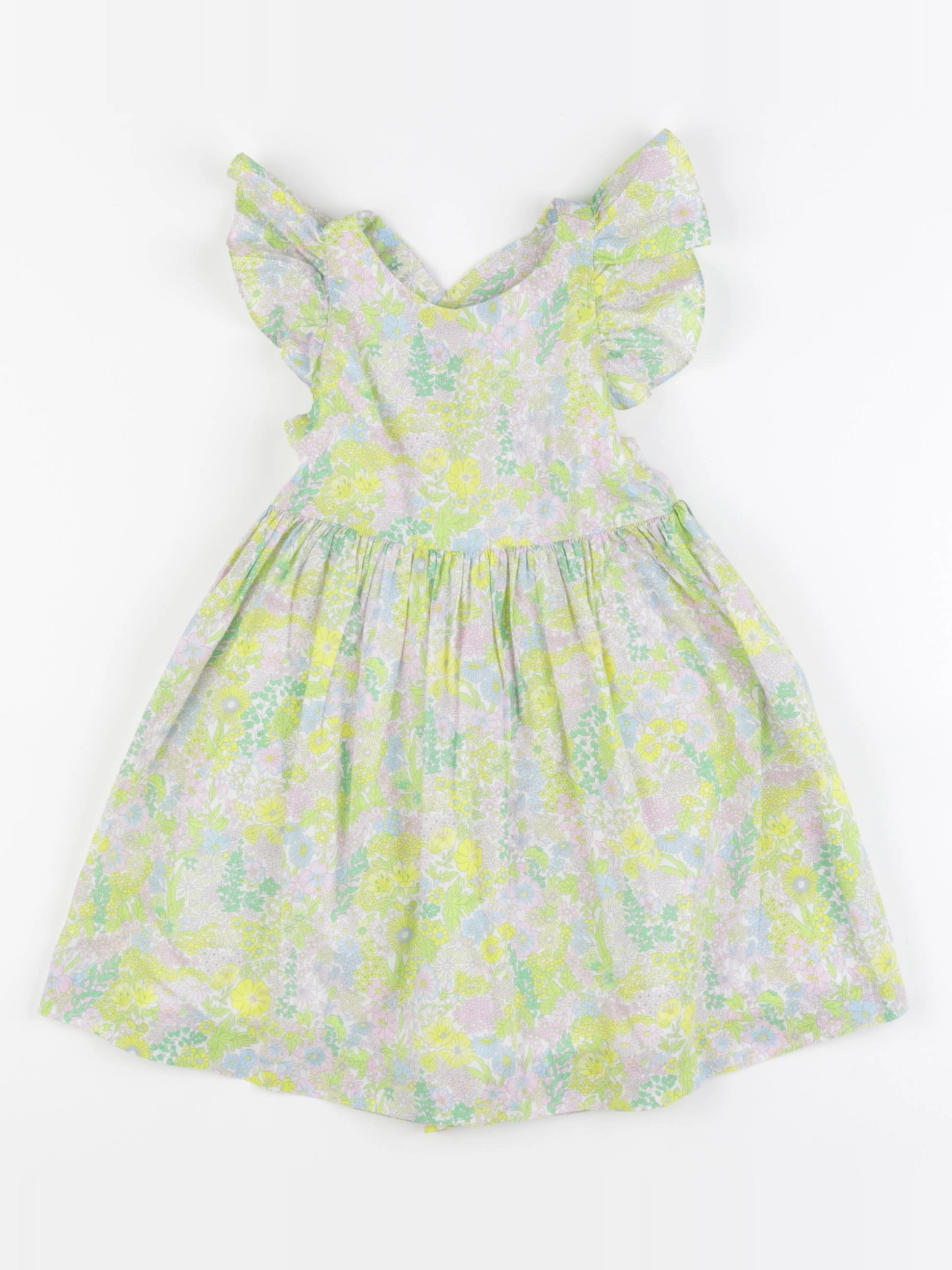 Jacadi - robe liberty jaune - 36 mois