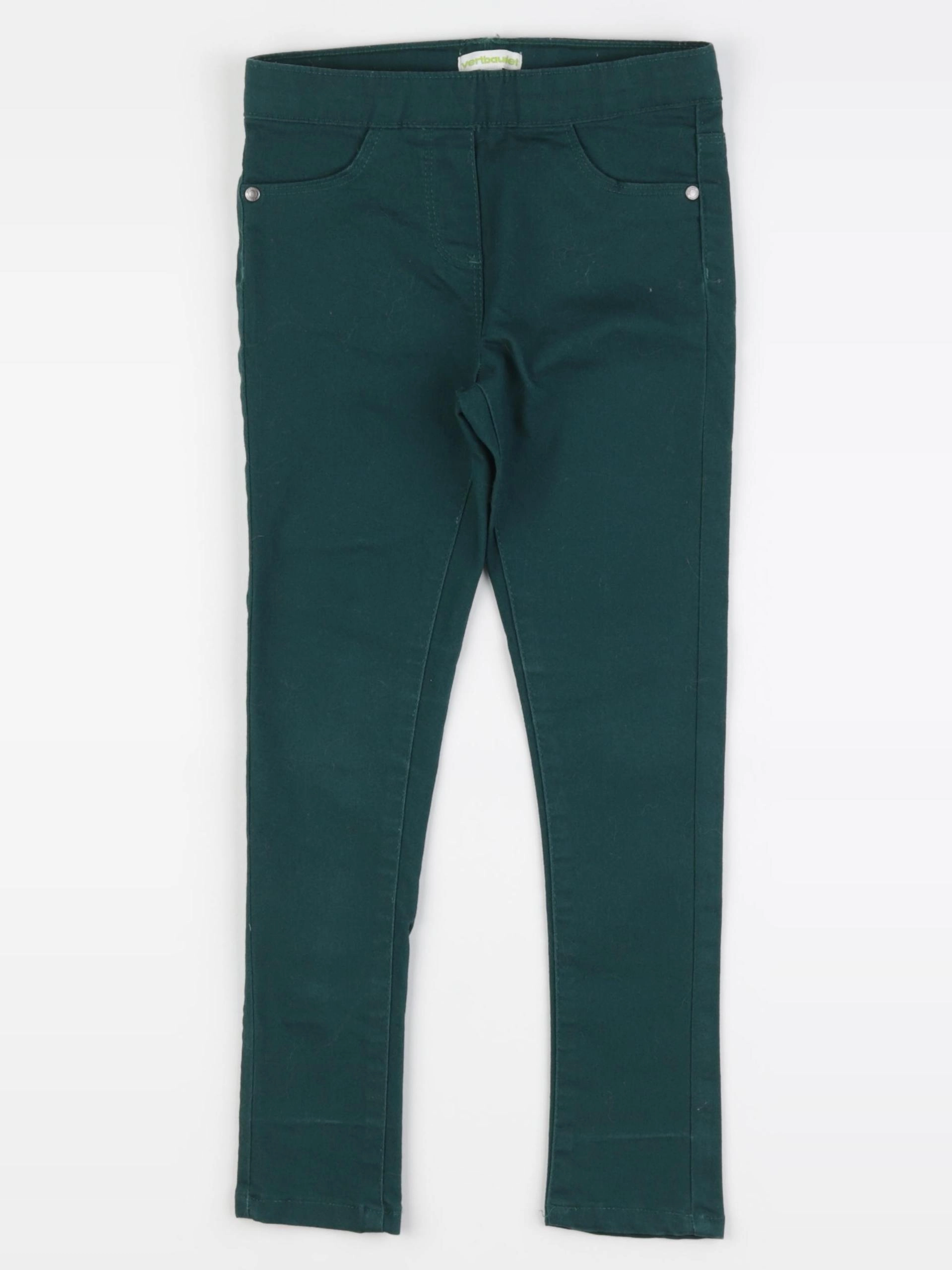 Vertbaudet - jegging vert - 6 ans