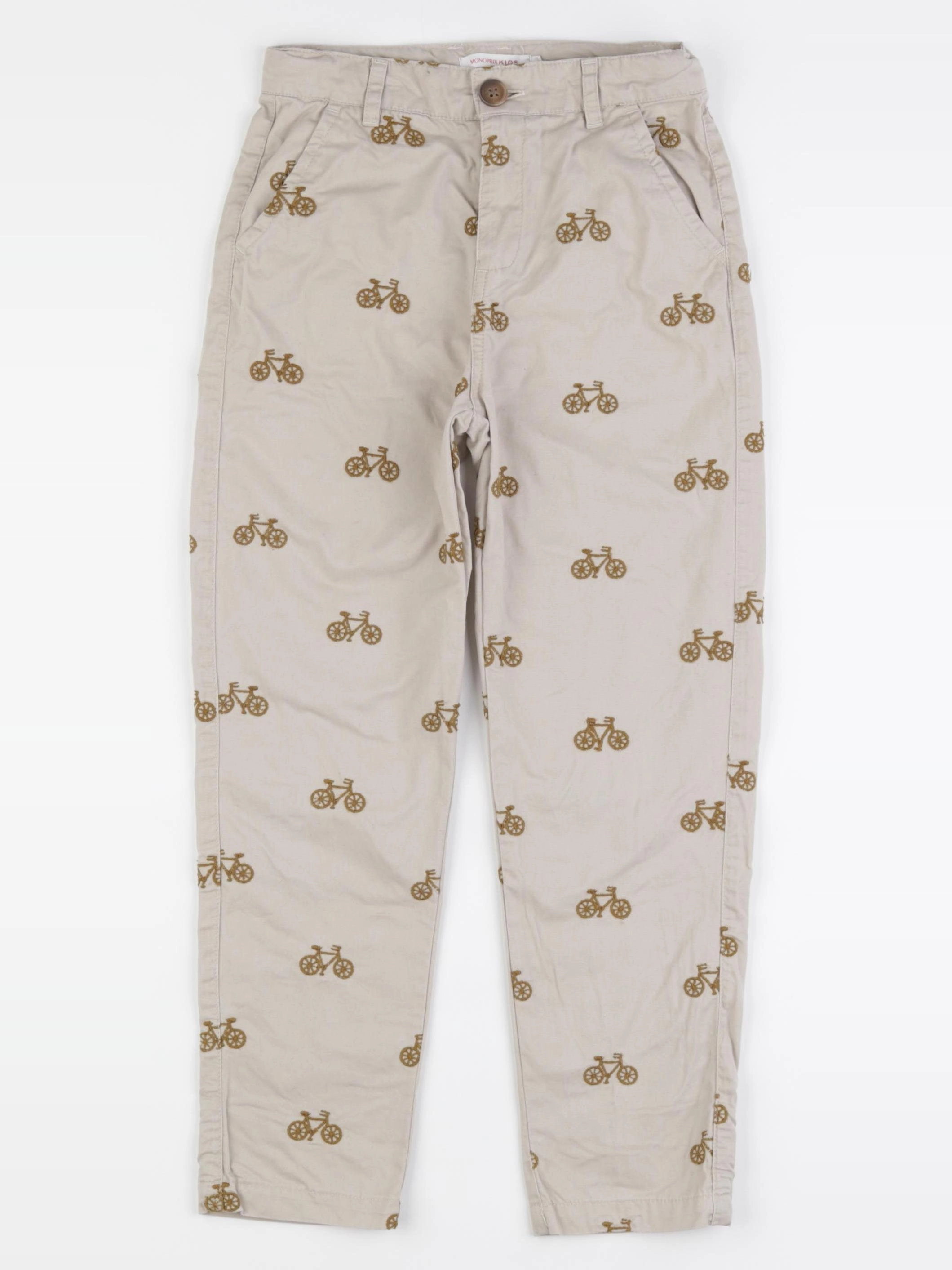 Monoprix - pantalon marron - 6 ans