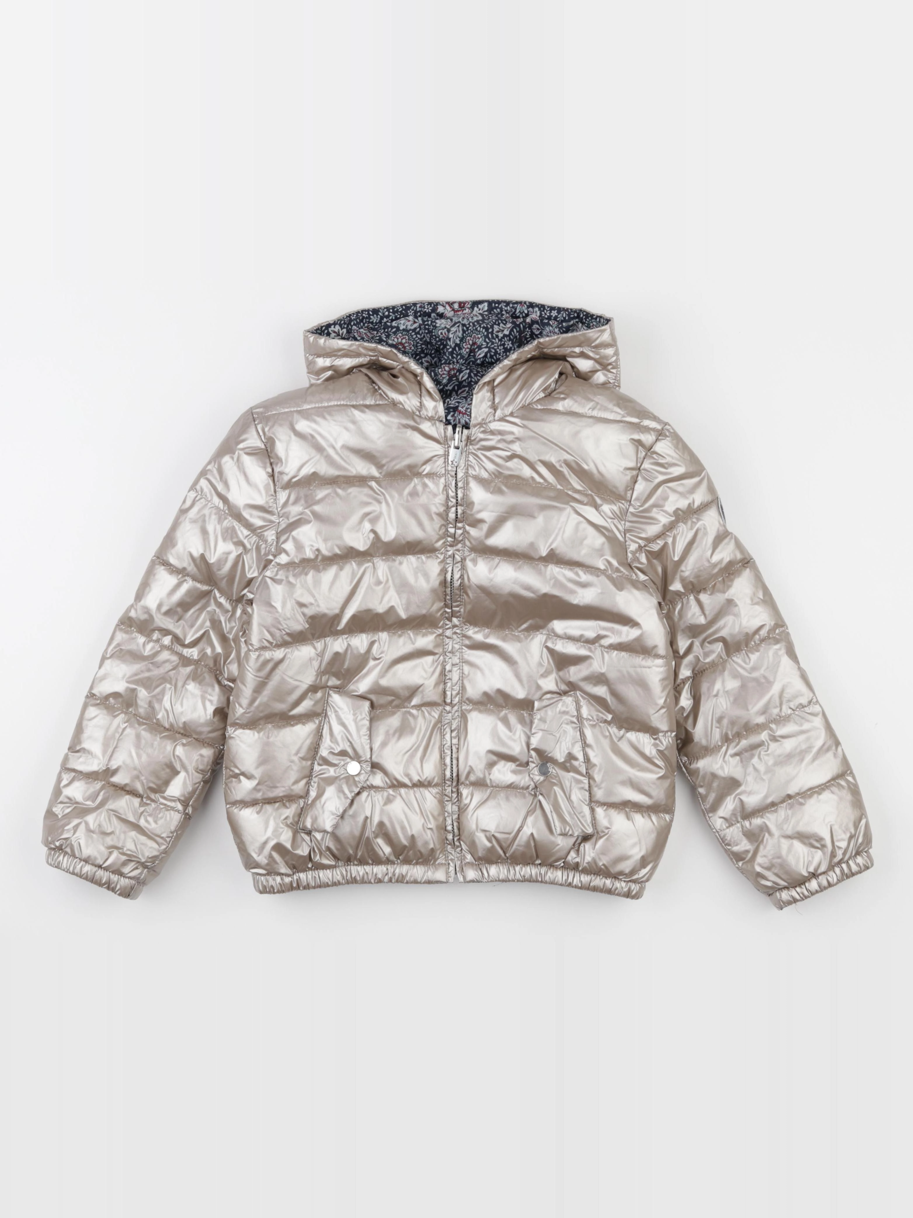 IKKS - doudoune réversible or - 6 ans