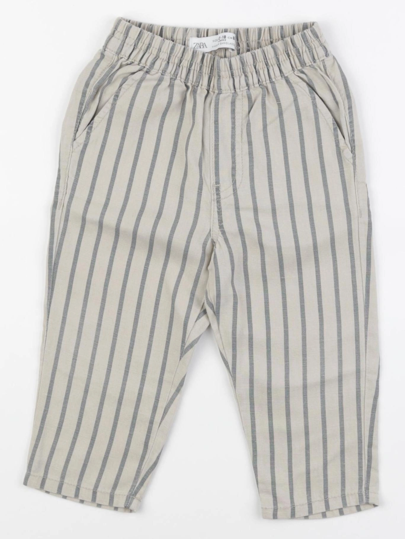 Zara - pantalon vert - 12/18 mois