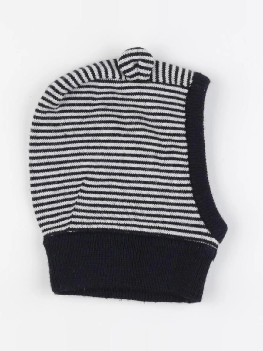 Petit Bateau - cagoule blanc, bleu - 12/18 mois