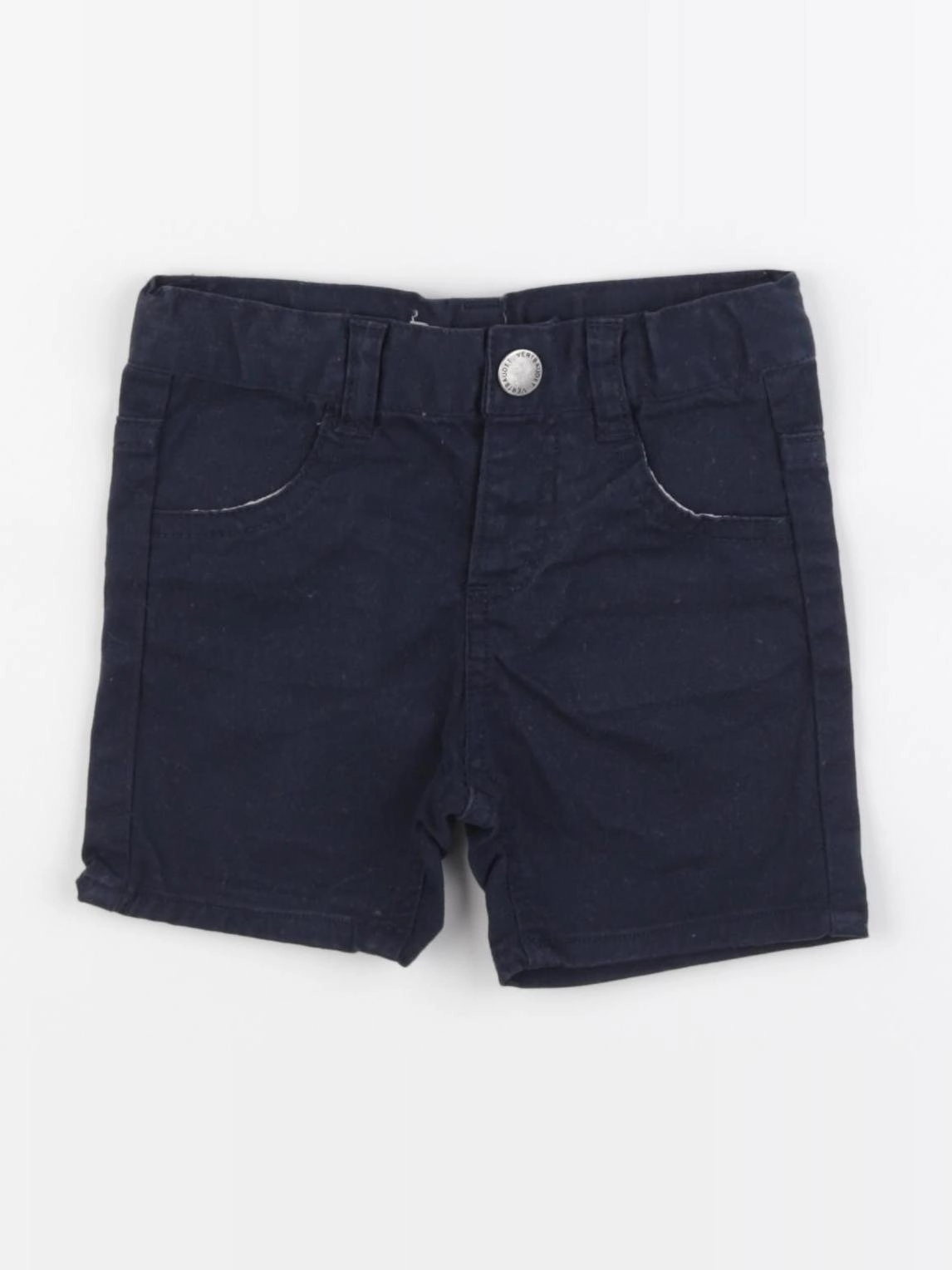 Vertbaudet - short bleu - 6 mois