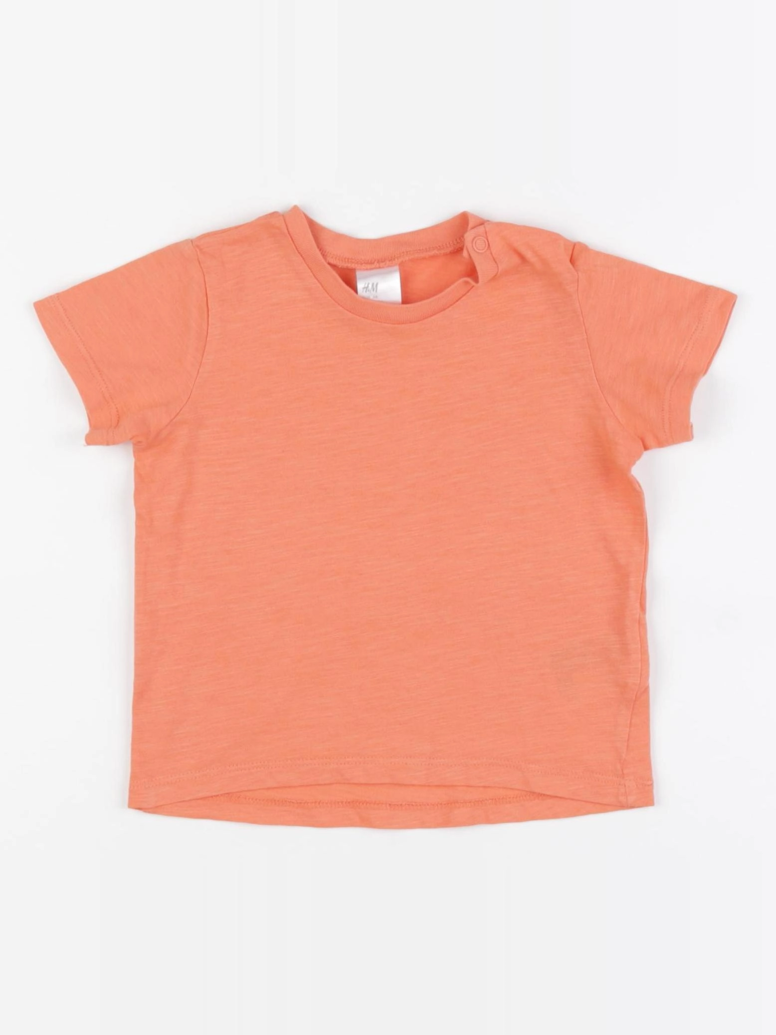 H&M - tee-shirt orange - 3/6 mois