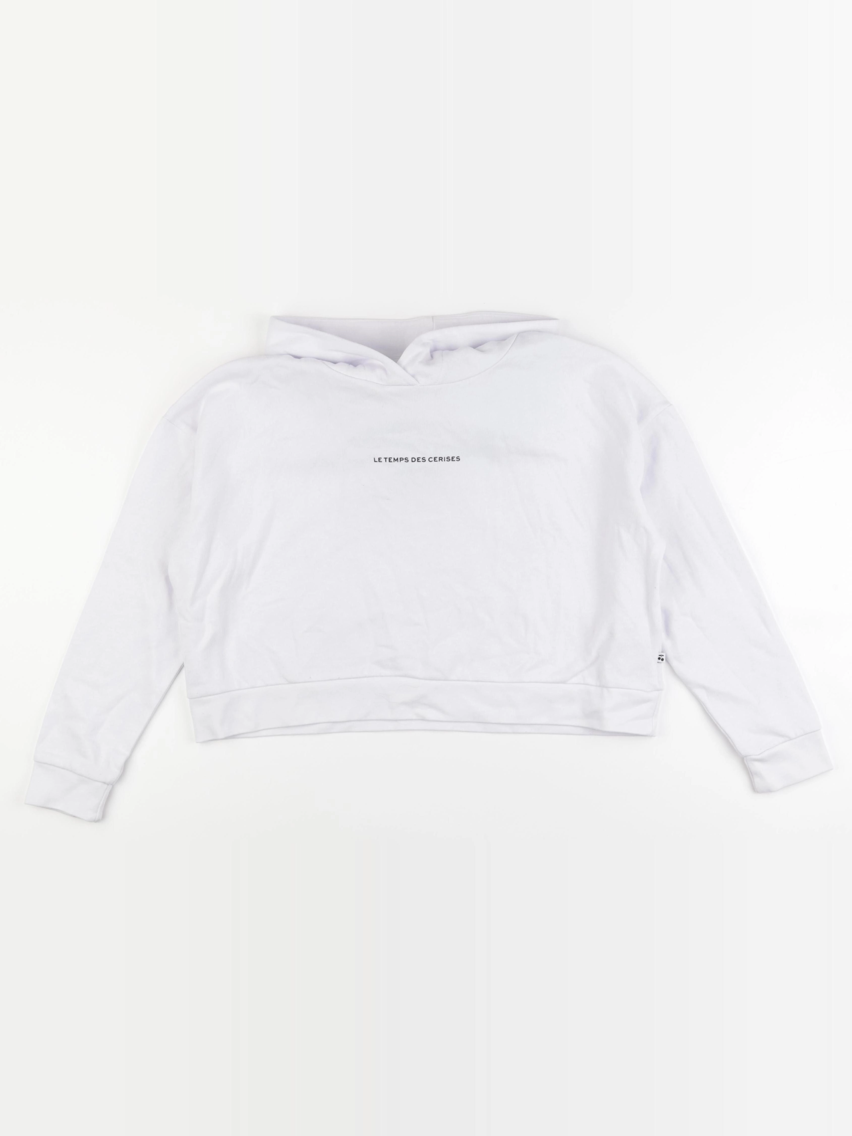 Le temps des cerises  - sweat blanc - 12/13 ans