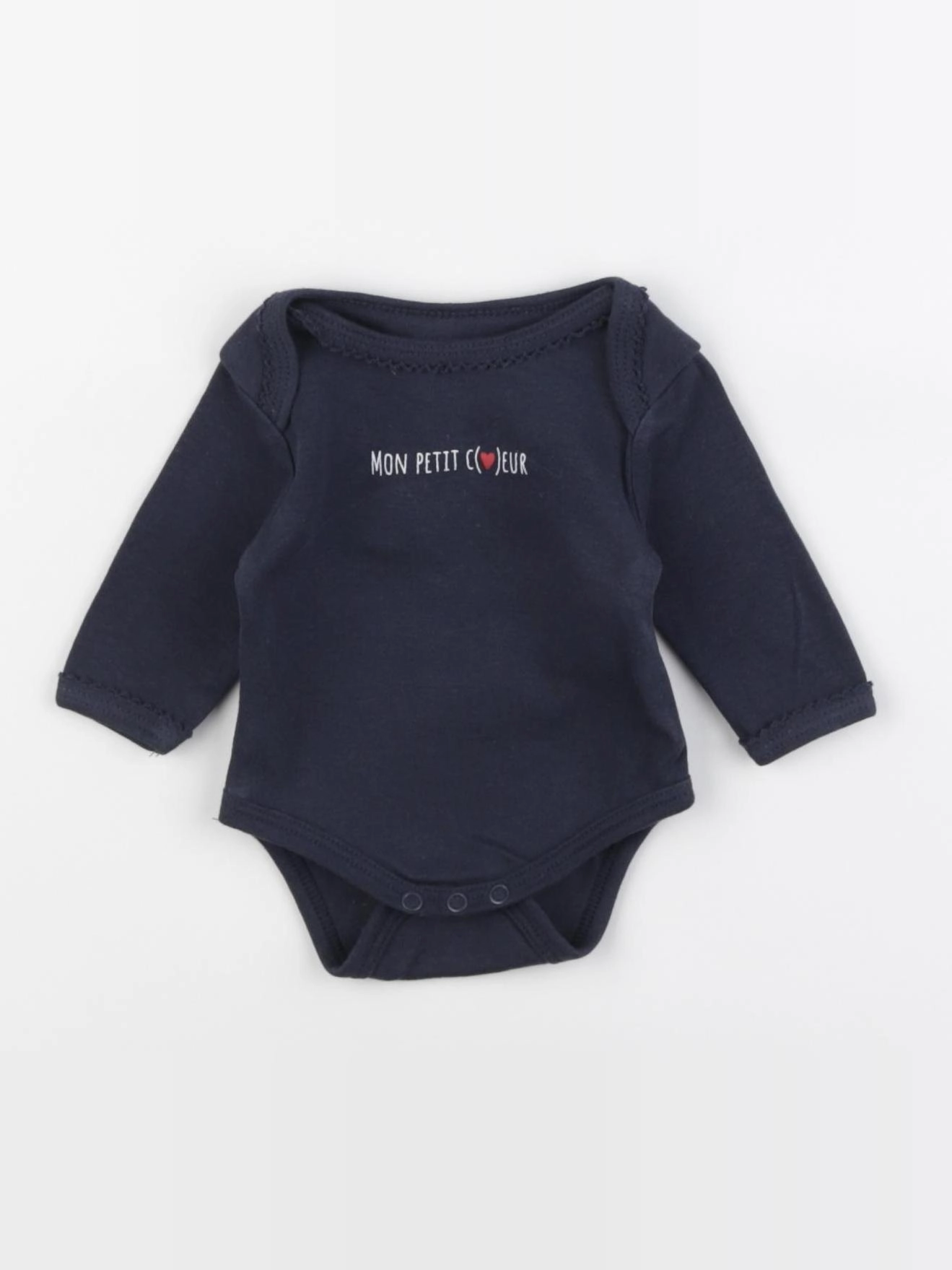 Vertbaudet - body bleu - 1 mois
