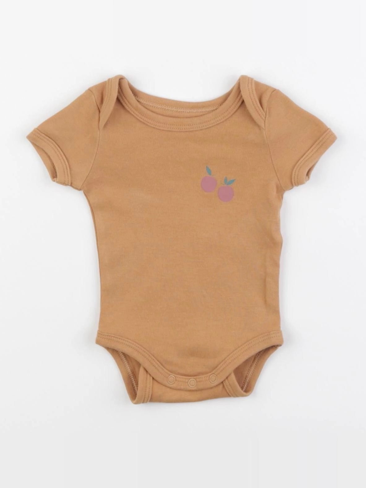 Vertbaudet - body marron - 1 mois