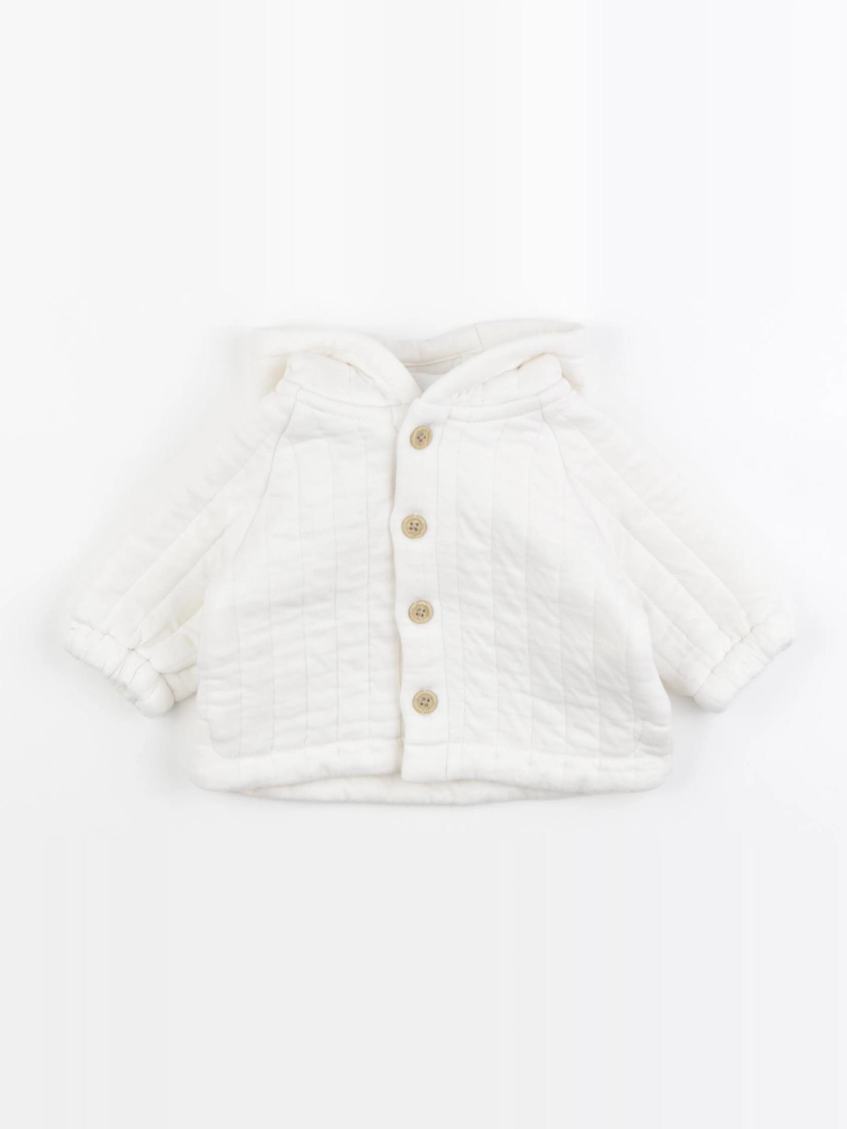 Vertbaudet - veste blanc - 1 mois