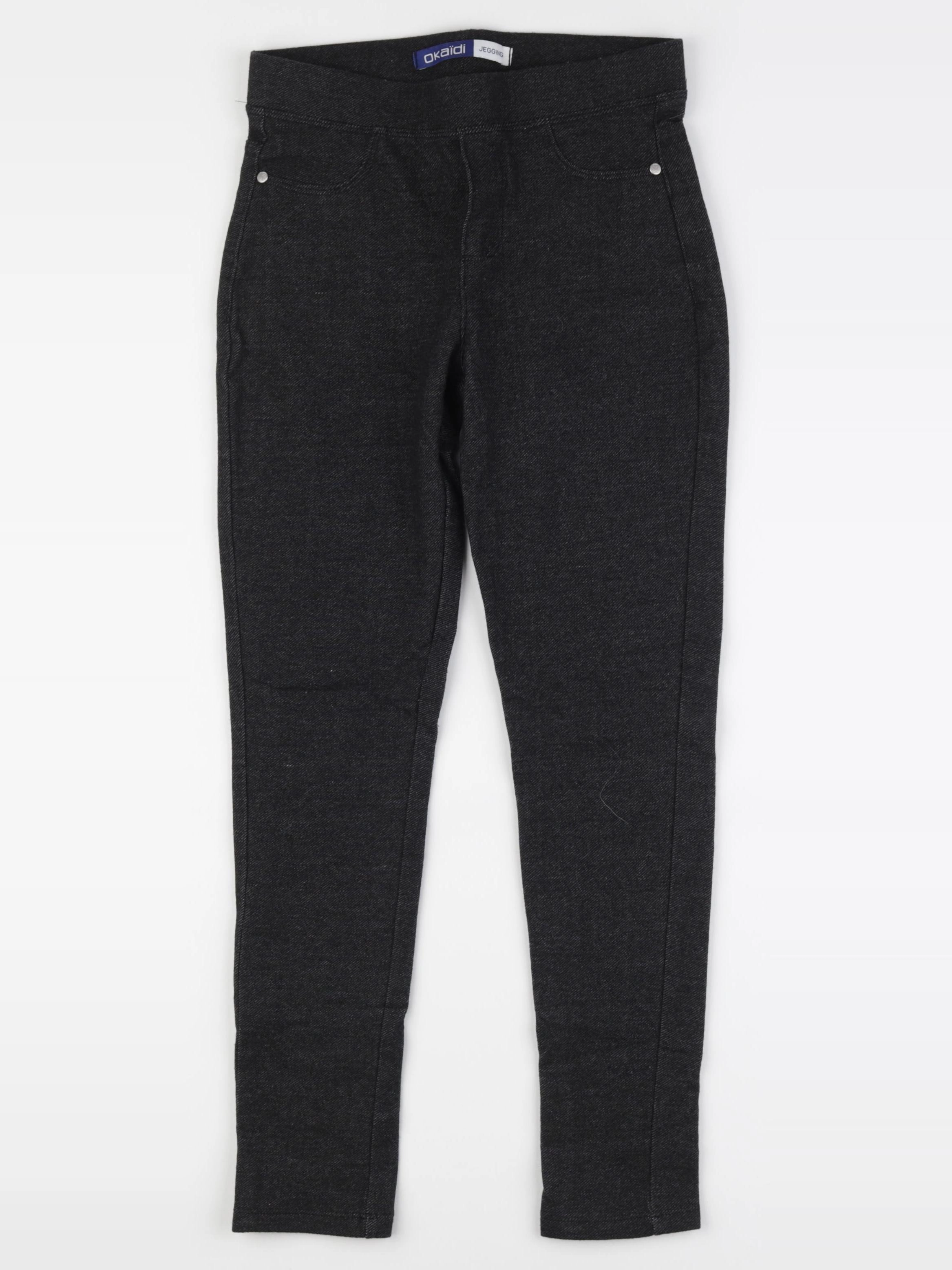 Okaidi - jegging noir - 10 ans