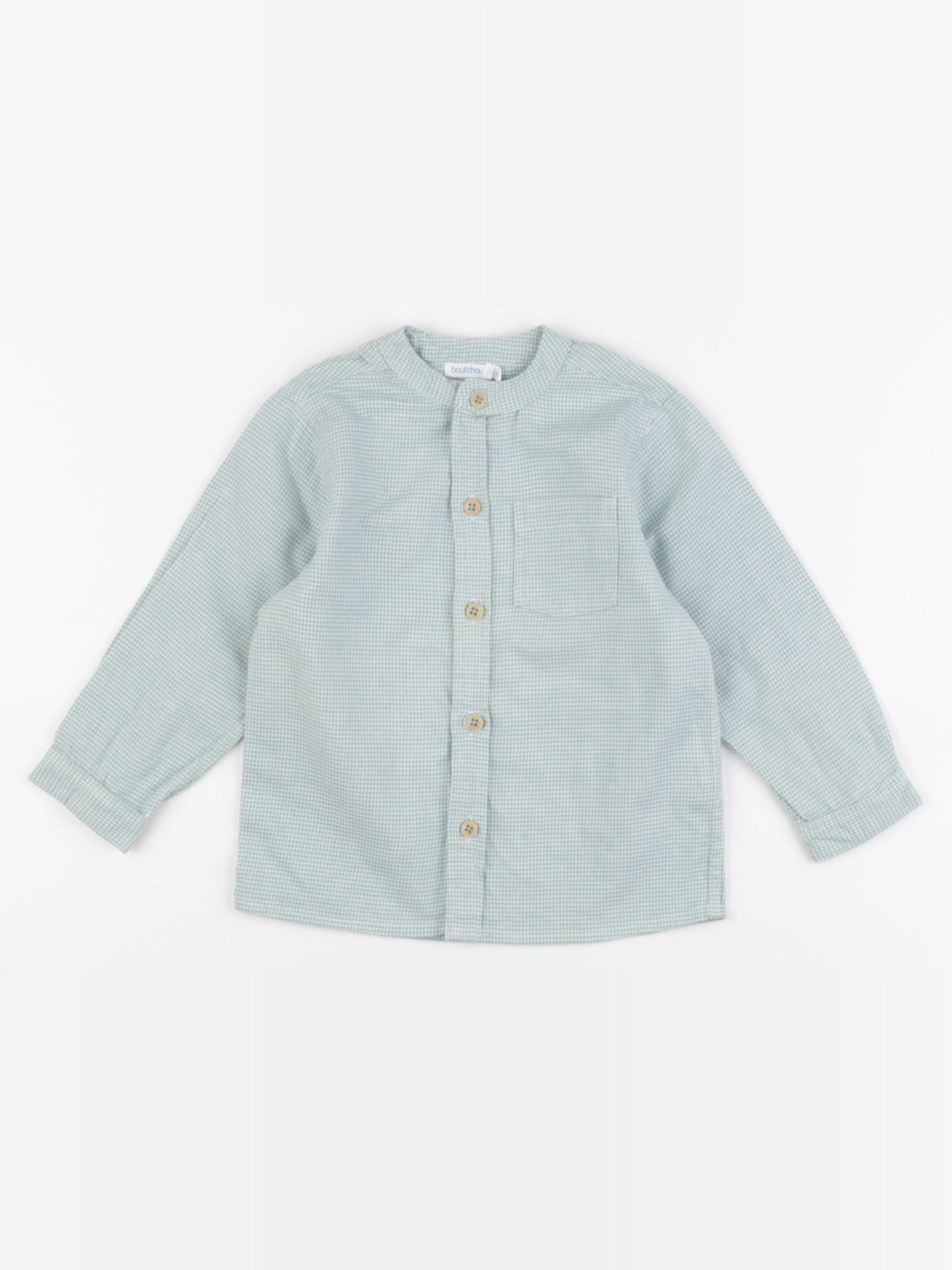Boutchou - chemise vert - 18 mois