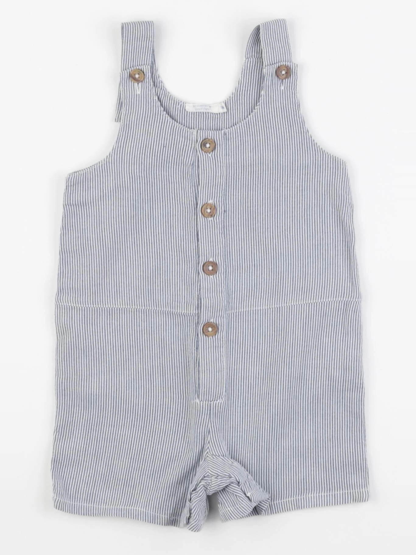 Boutchou - salopette blanc, bleu - 18 mois