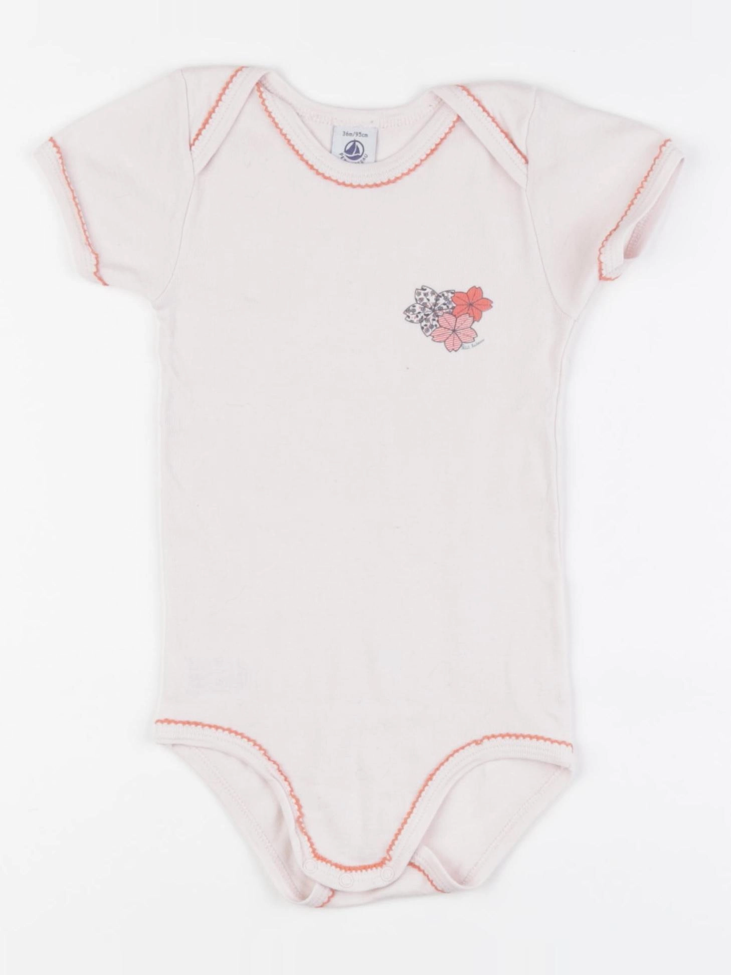 Petit Bateau - body rose - 36 mois