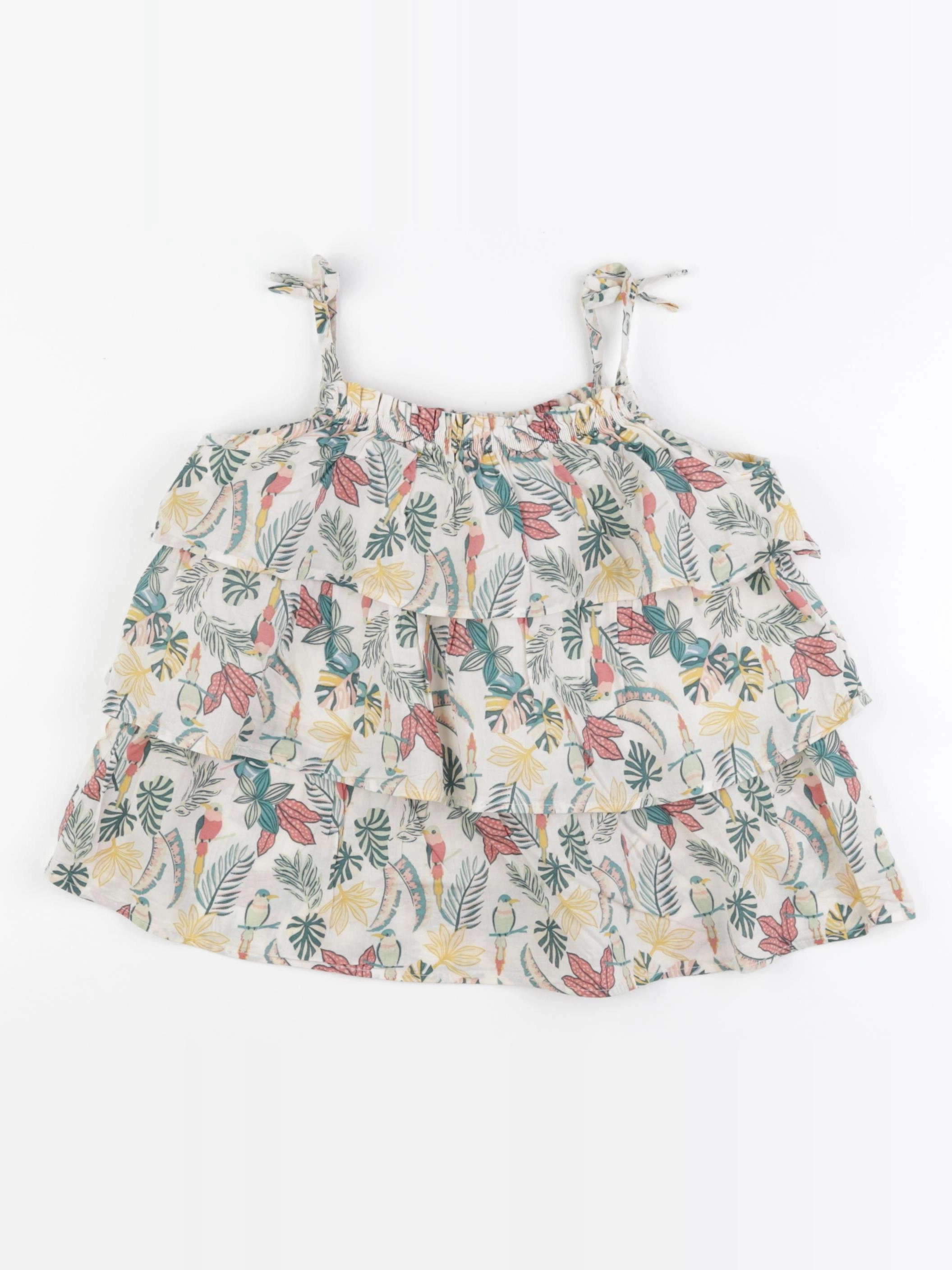 Vertbaudet - blouse multicolore - 10 ans