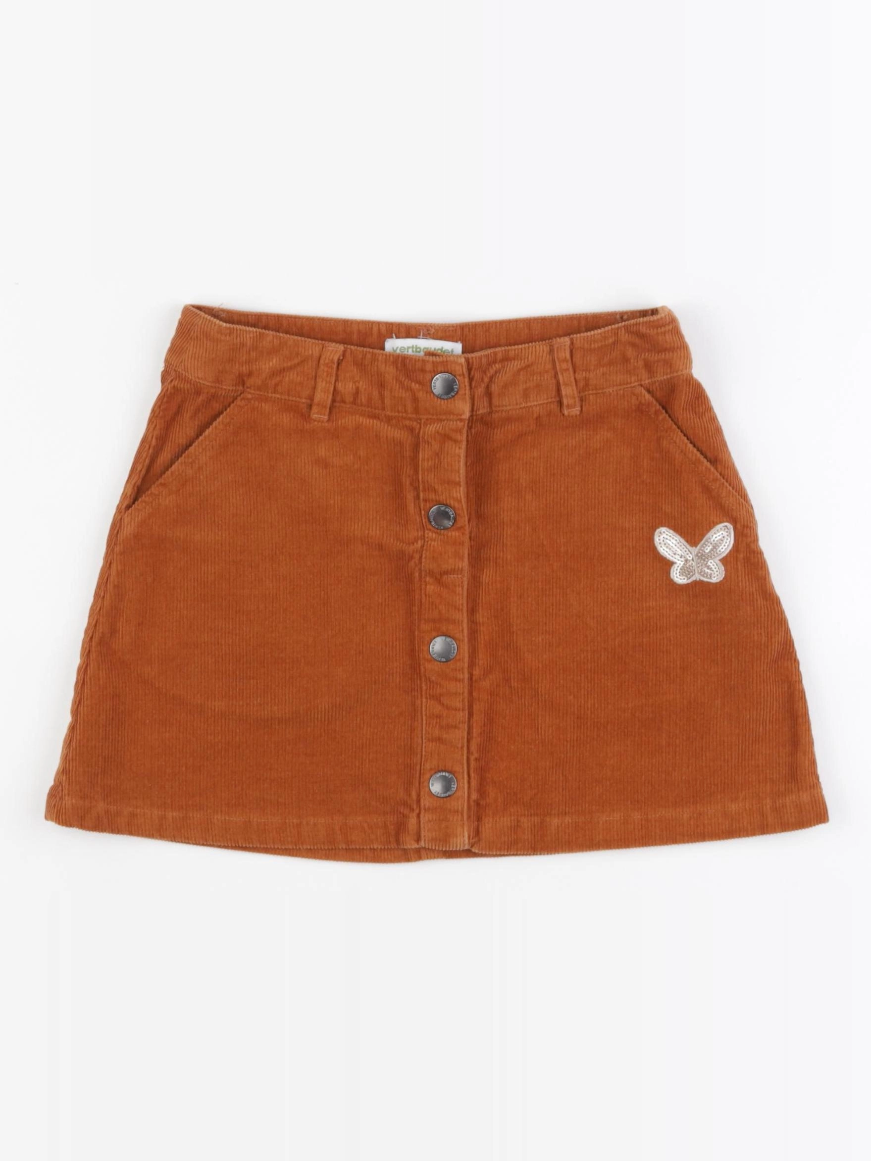 Vertbaudet - jupe marron - 8 ans