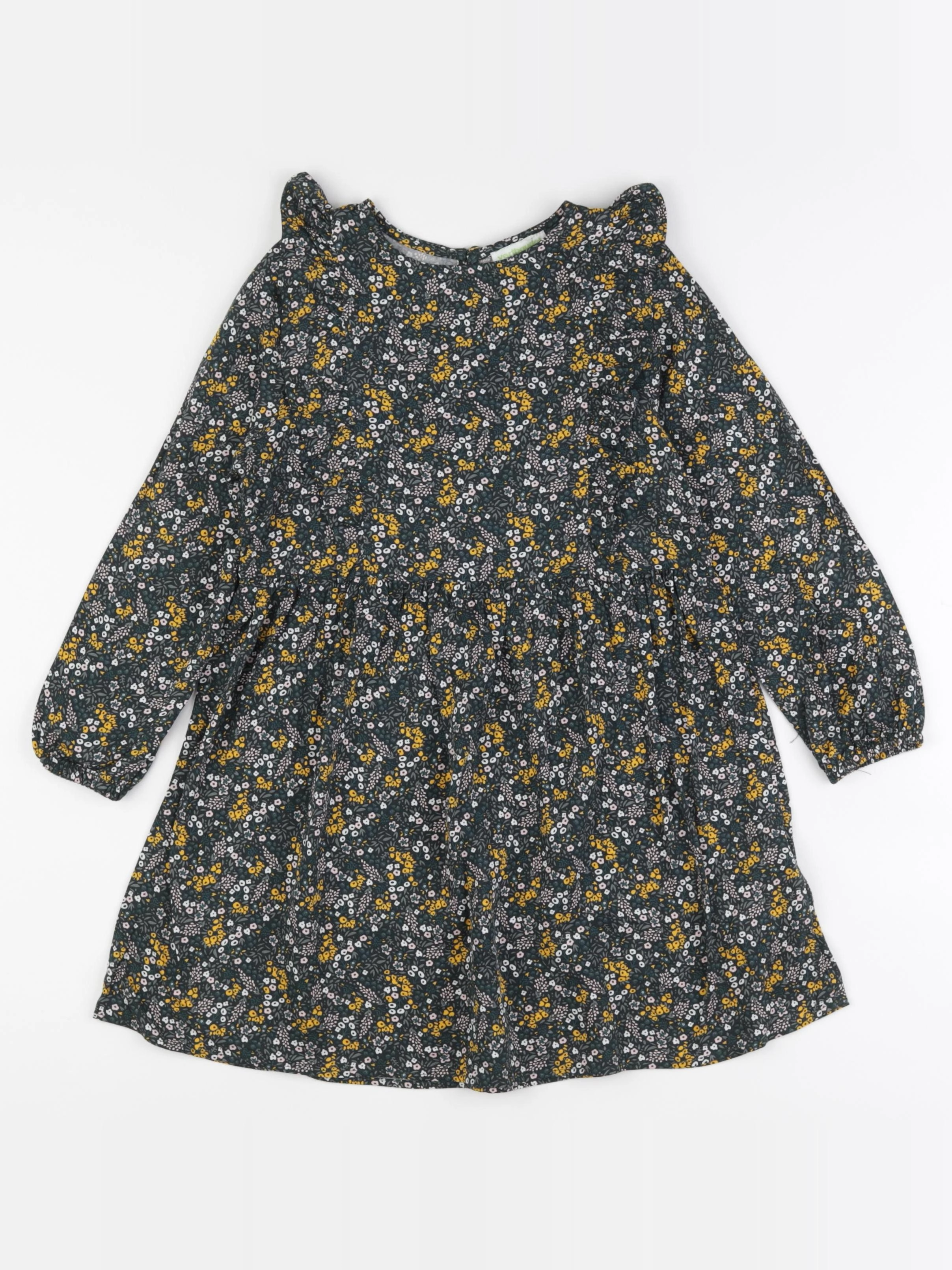 Vertbaudet - robe vert - 6 ans