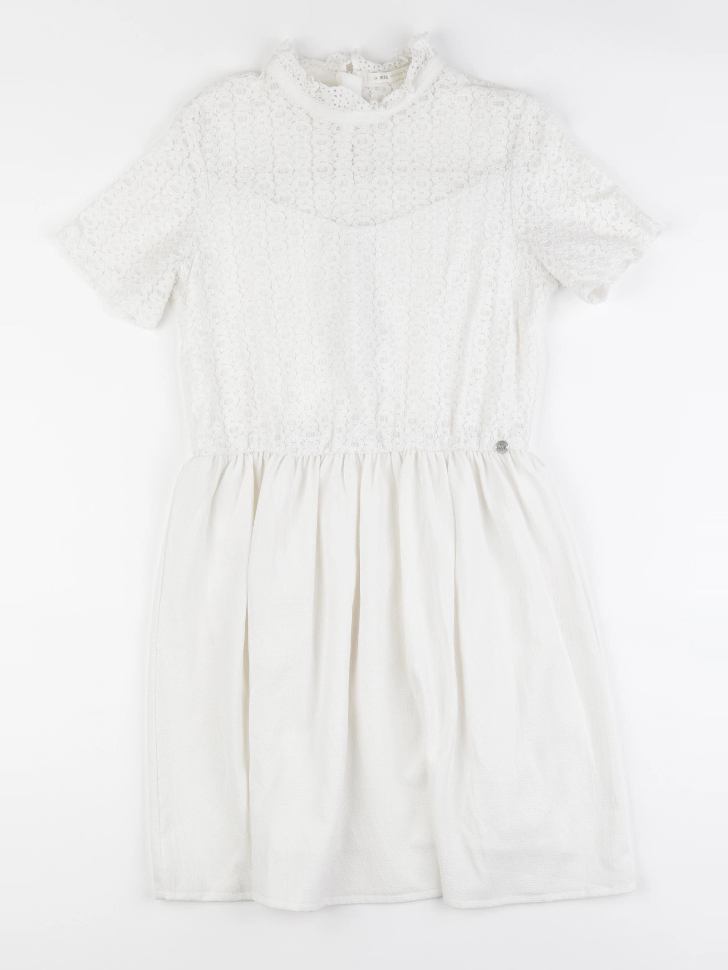 IKKS - robe blanc - 12 ans
