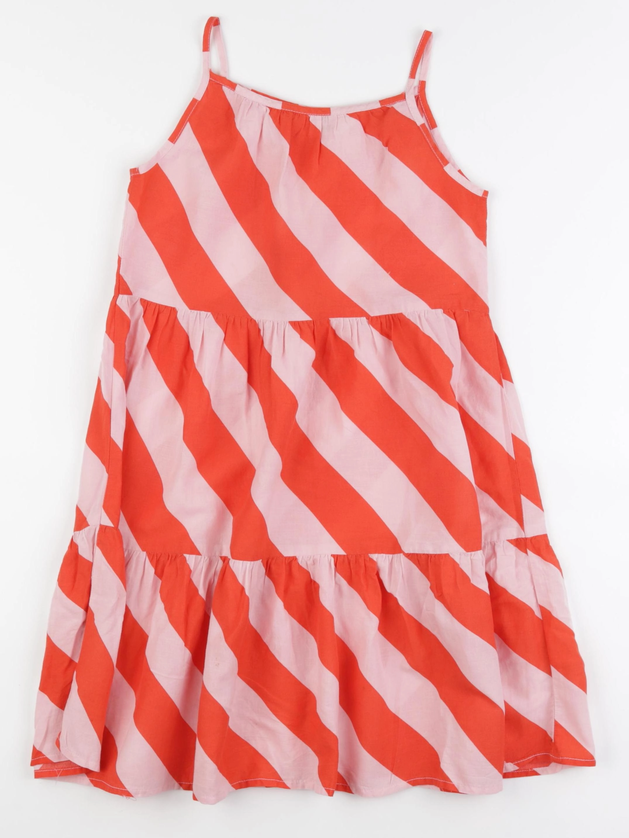 H&M - robe rose, rouge - 5/6 ans