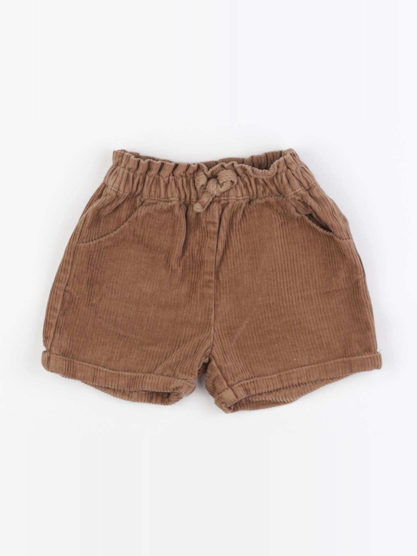 Vertbaudet - short marron - 18 mois