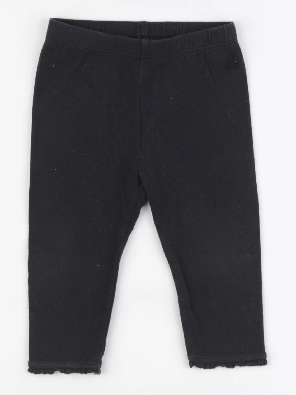 GAP - legging noir - 6/12 mois