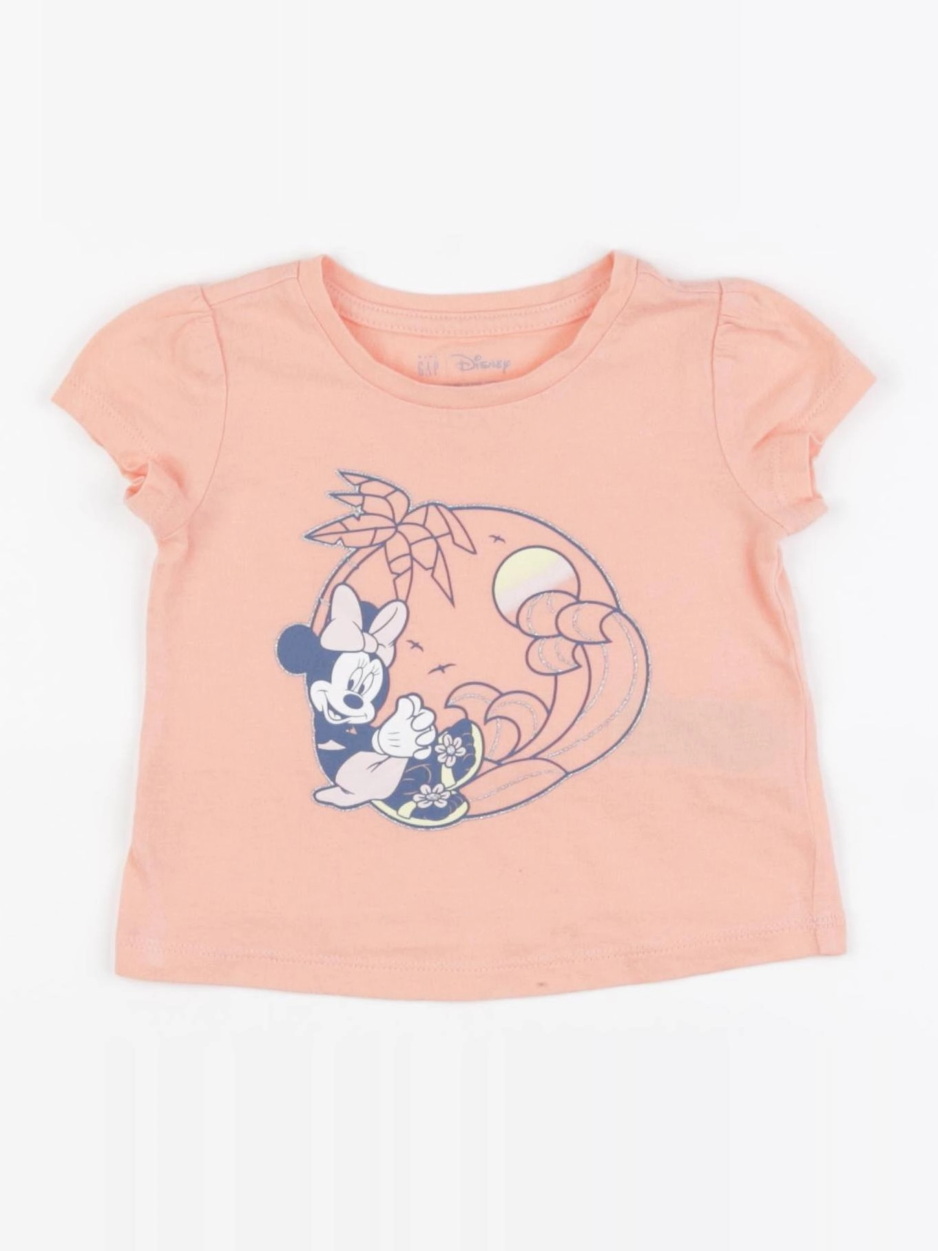 GAP - tee-shirt rose - 6/12 mois