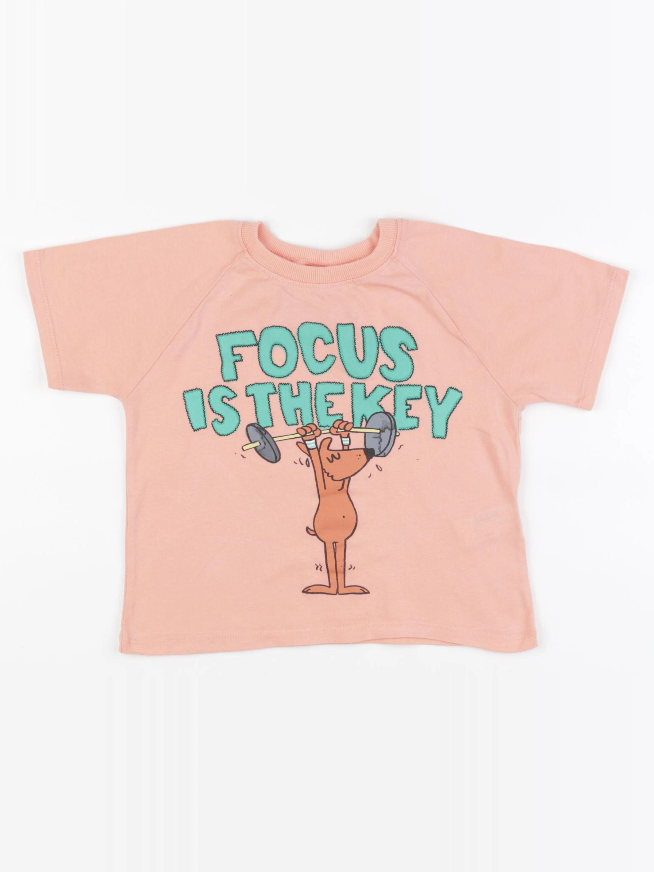 Zara - tee-shirt rose - 4 ans
