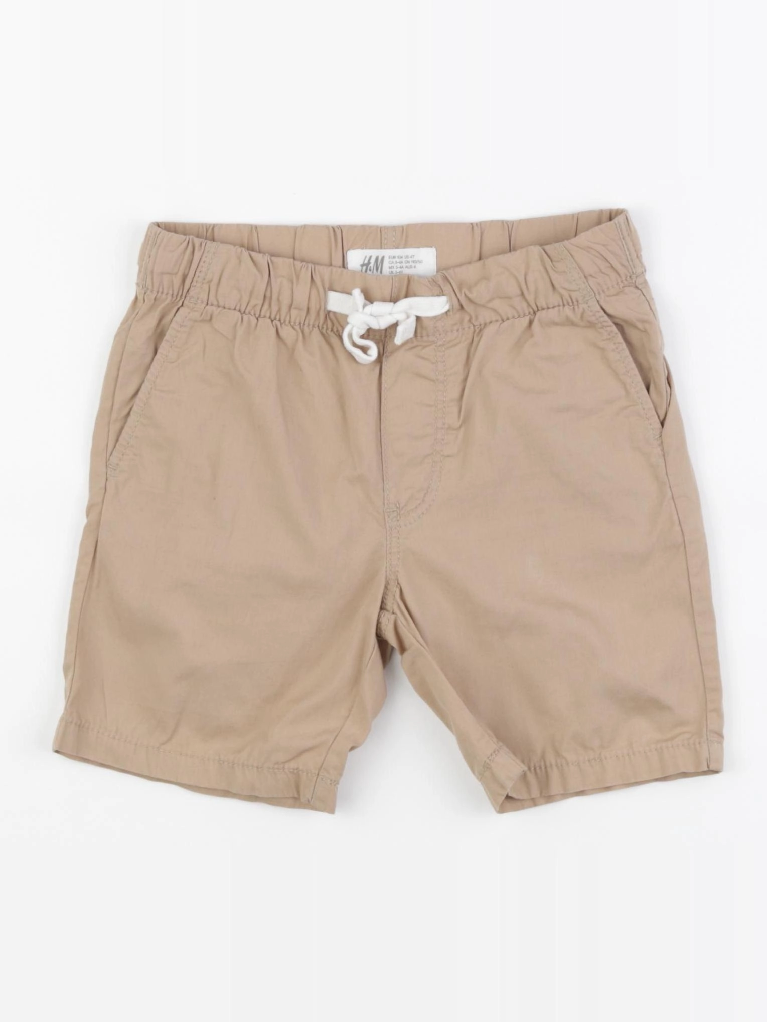 H&M - short marron - 3/4 ans