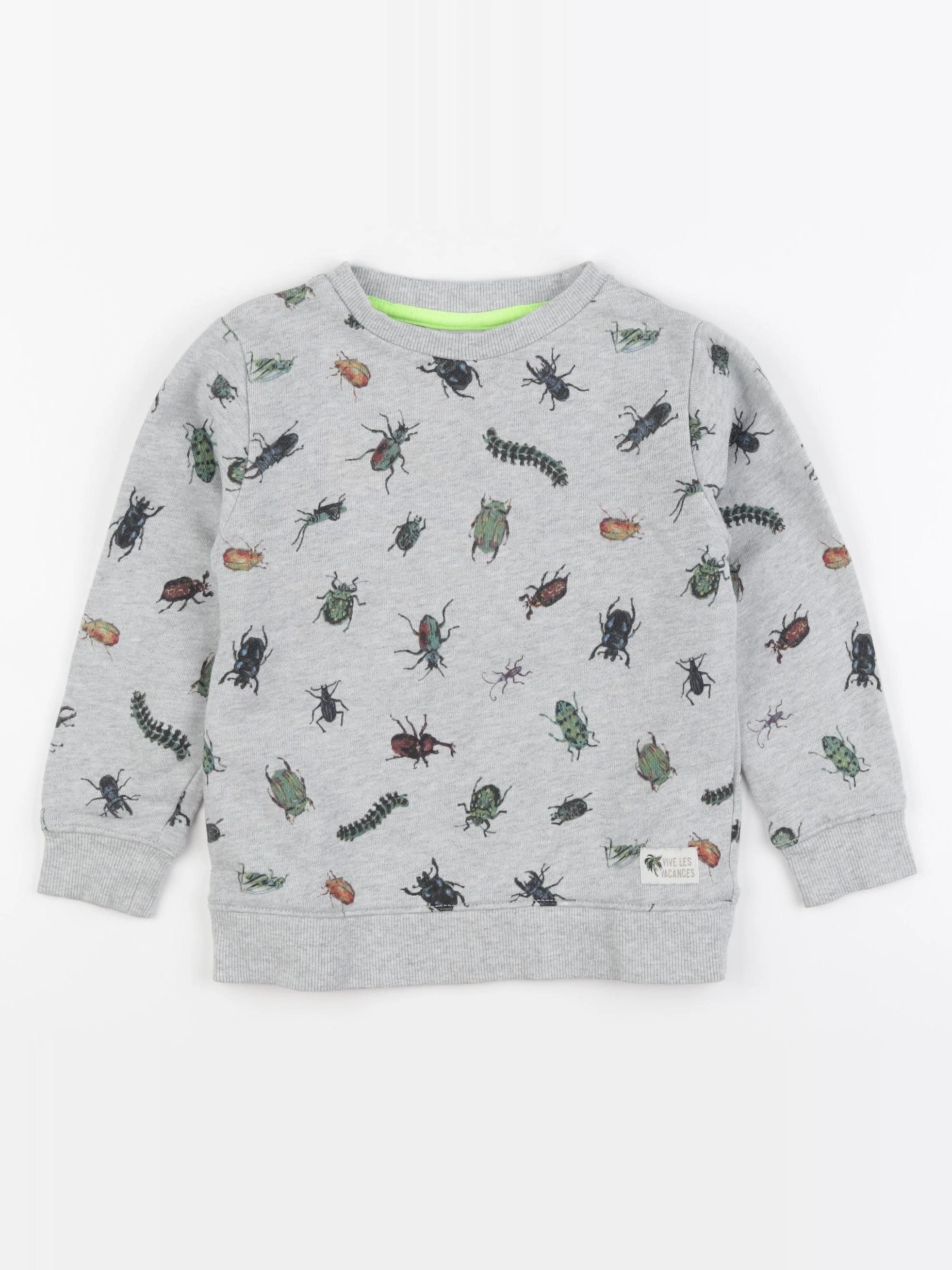 H&M - sweat gris - 2/4 ans