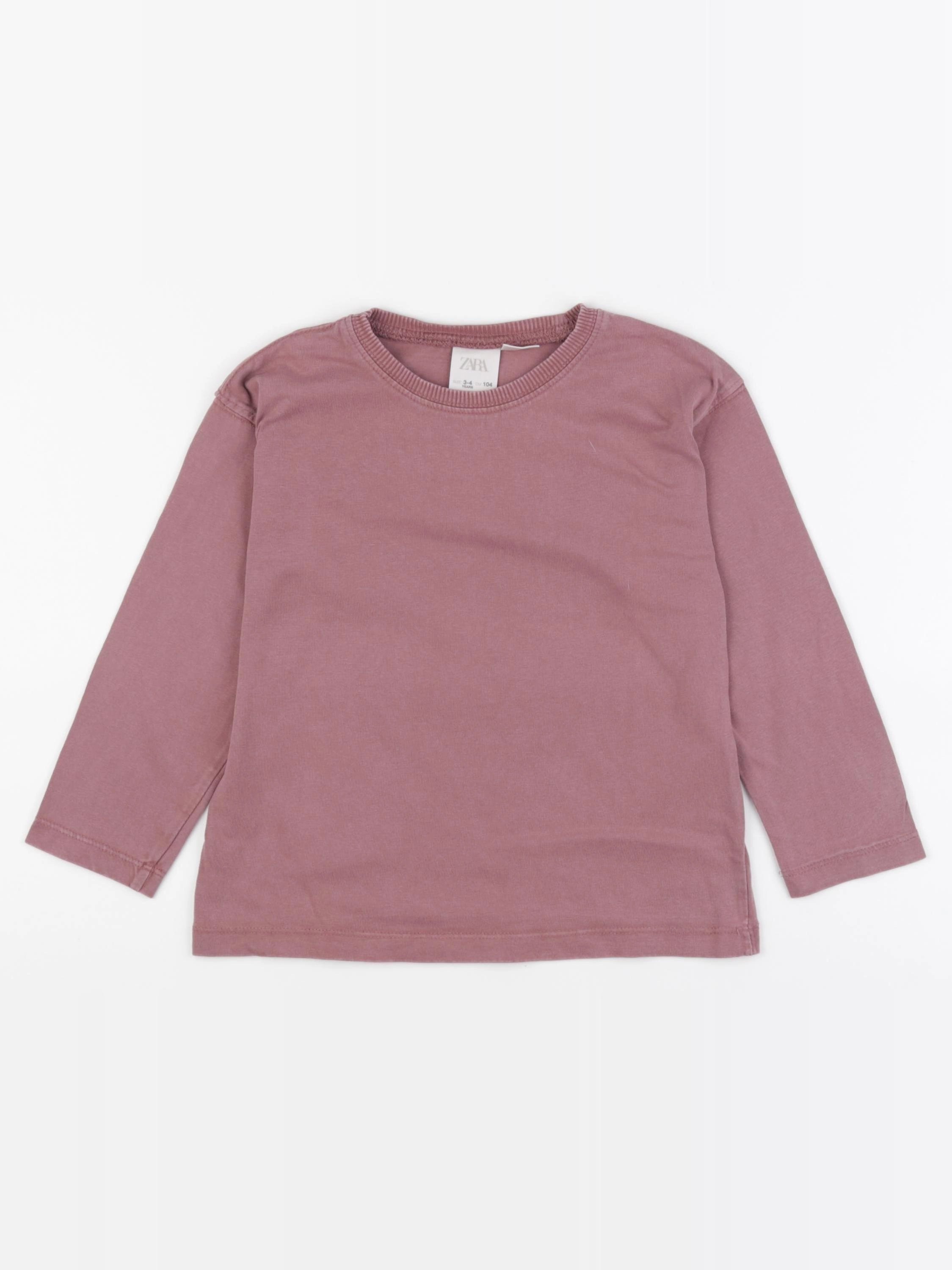 Zara - tee-shirt violet - 3/4 ans