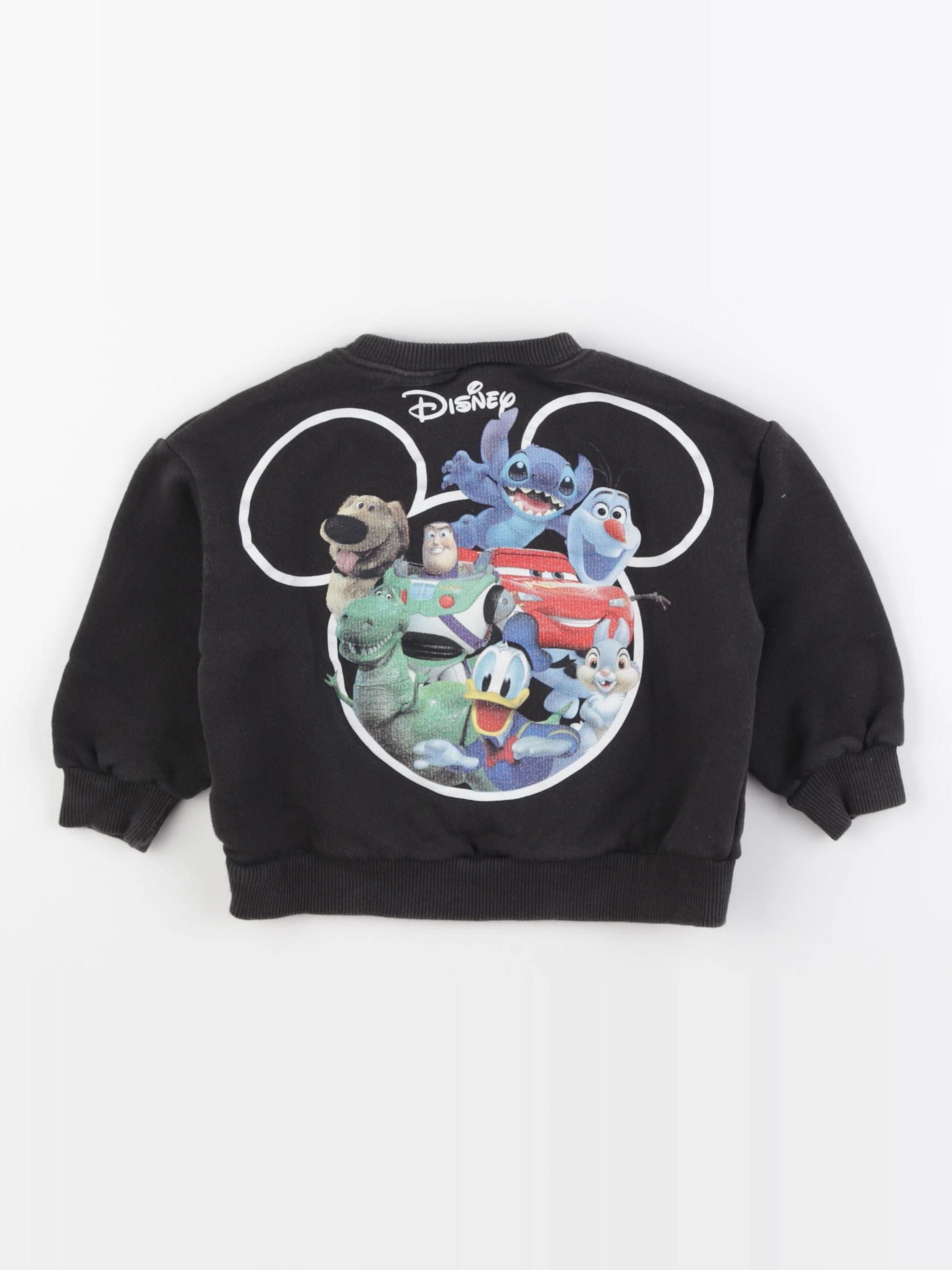 Zara - sweat imprimé au dos gris - 24 mois