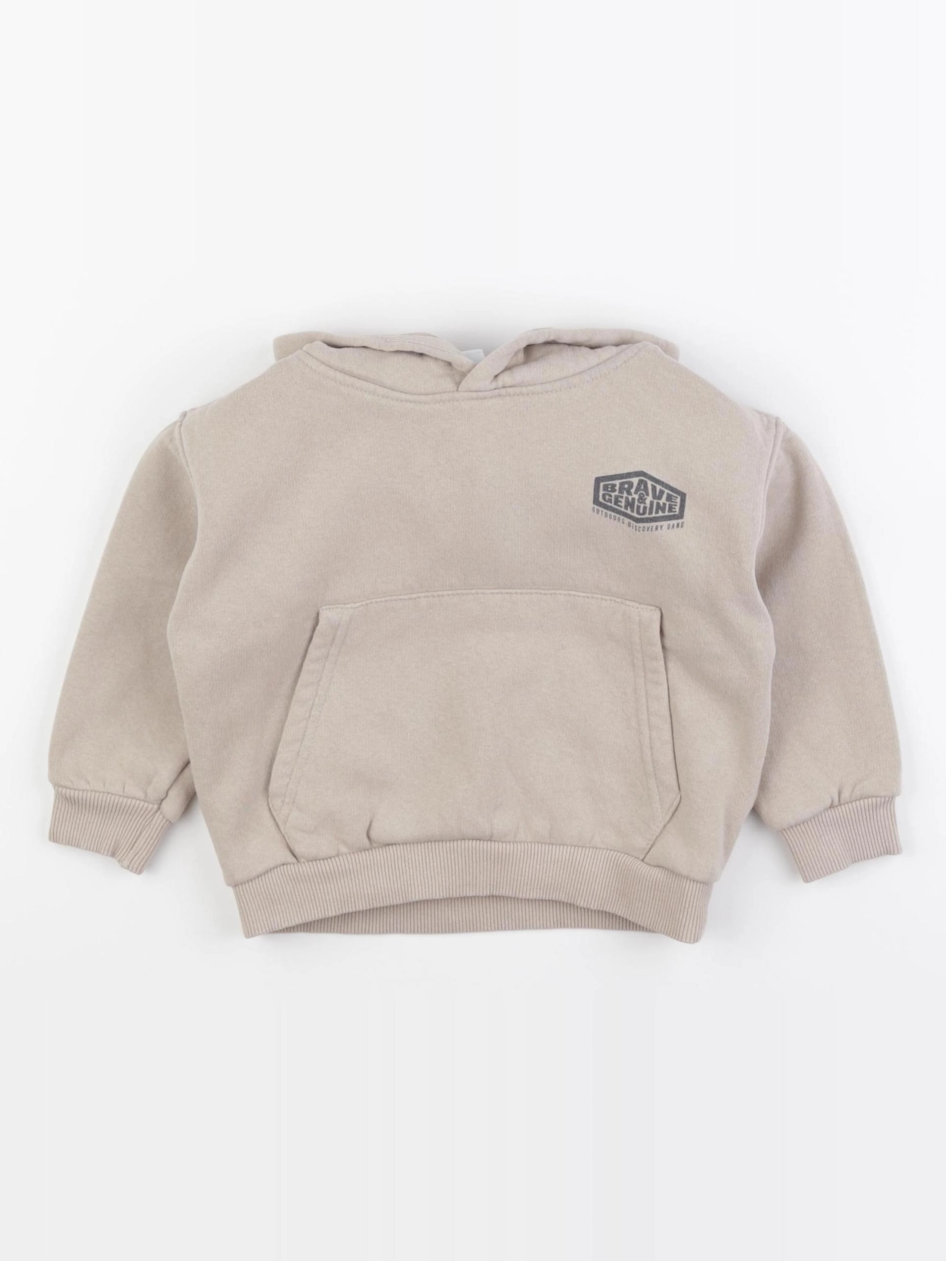 Zara - sweat beige - 18/24 mois
