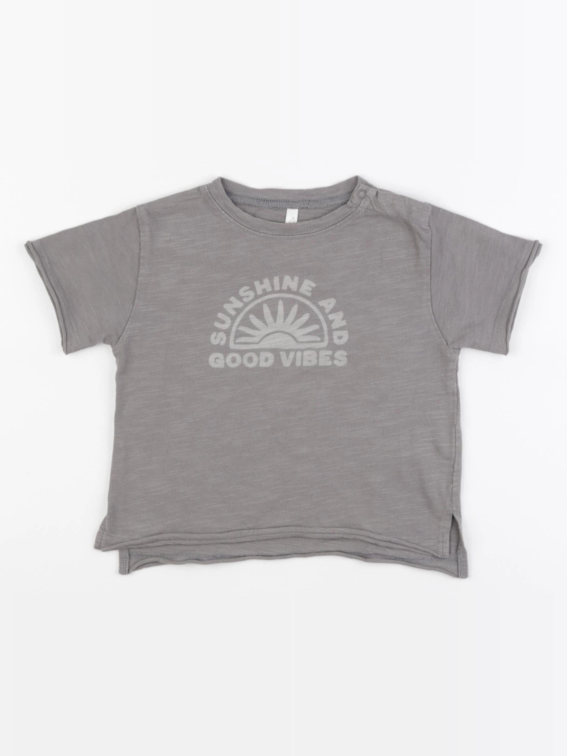 Rylee + Cru - tee-shirt gris - 12/18 mois