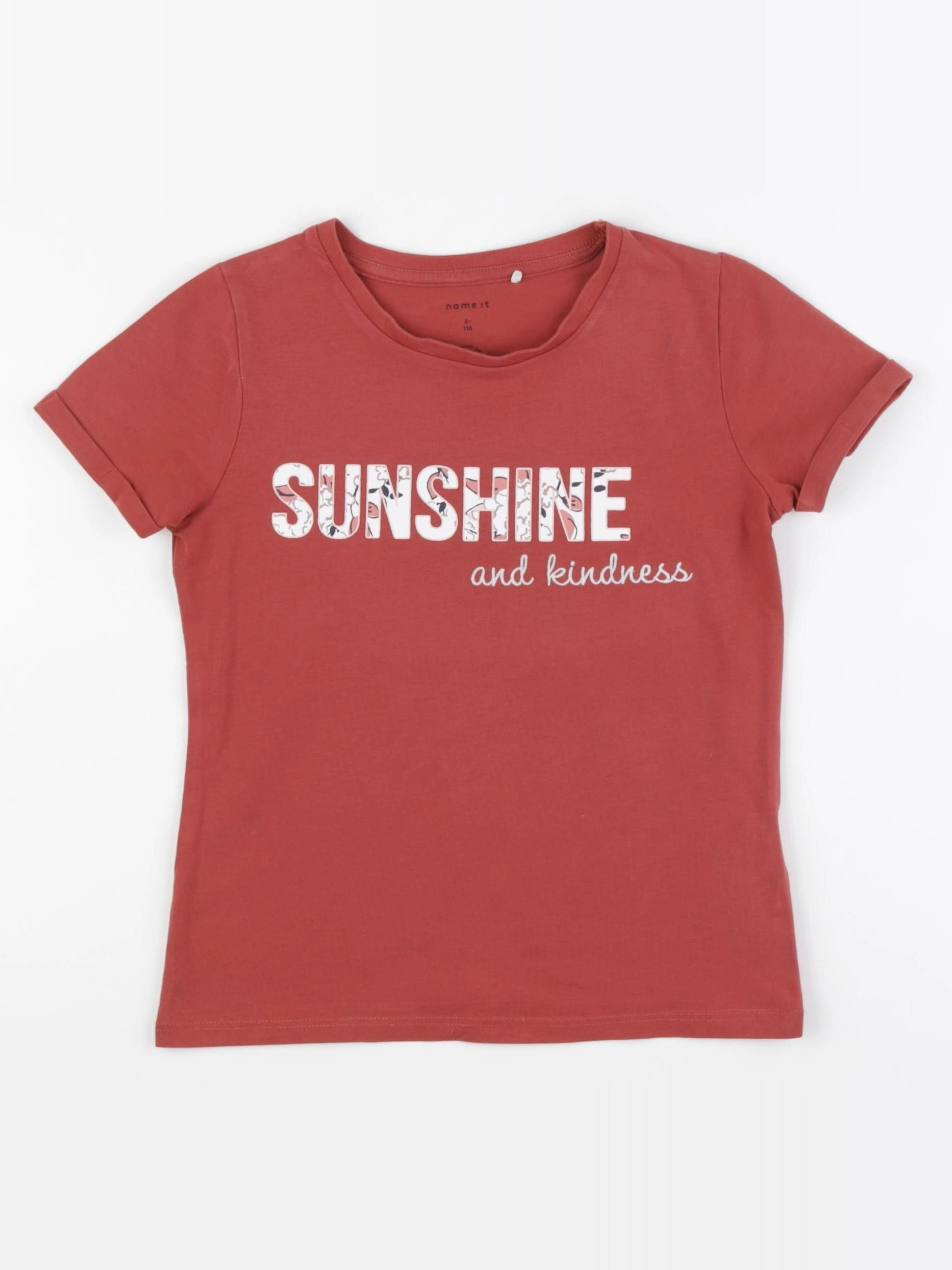 Name it - tee-shirt rouge - 8 ans