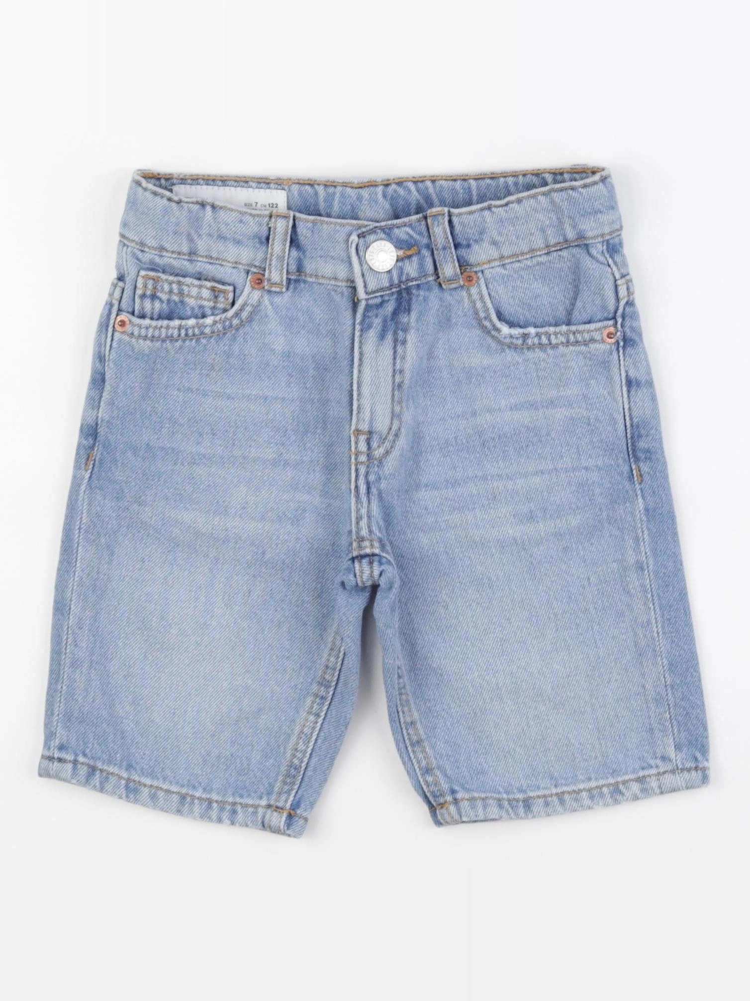 Zara - short bleu - 7 ans