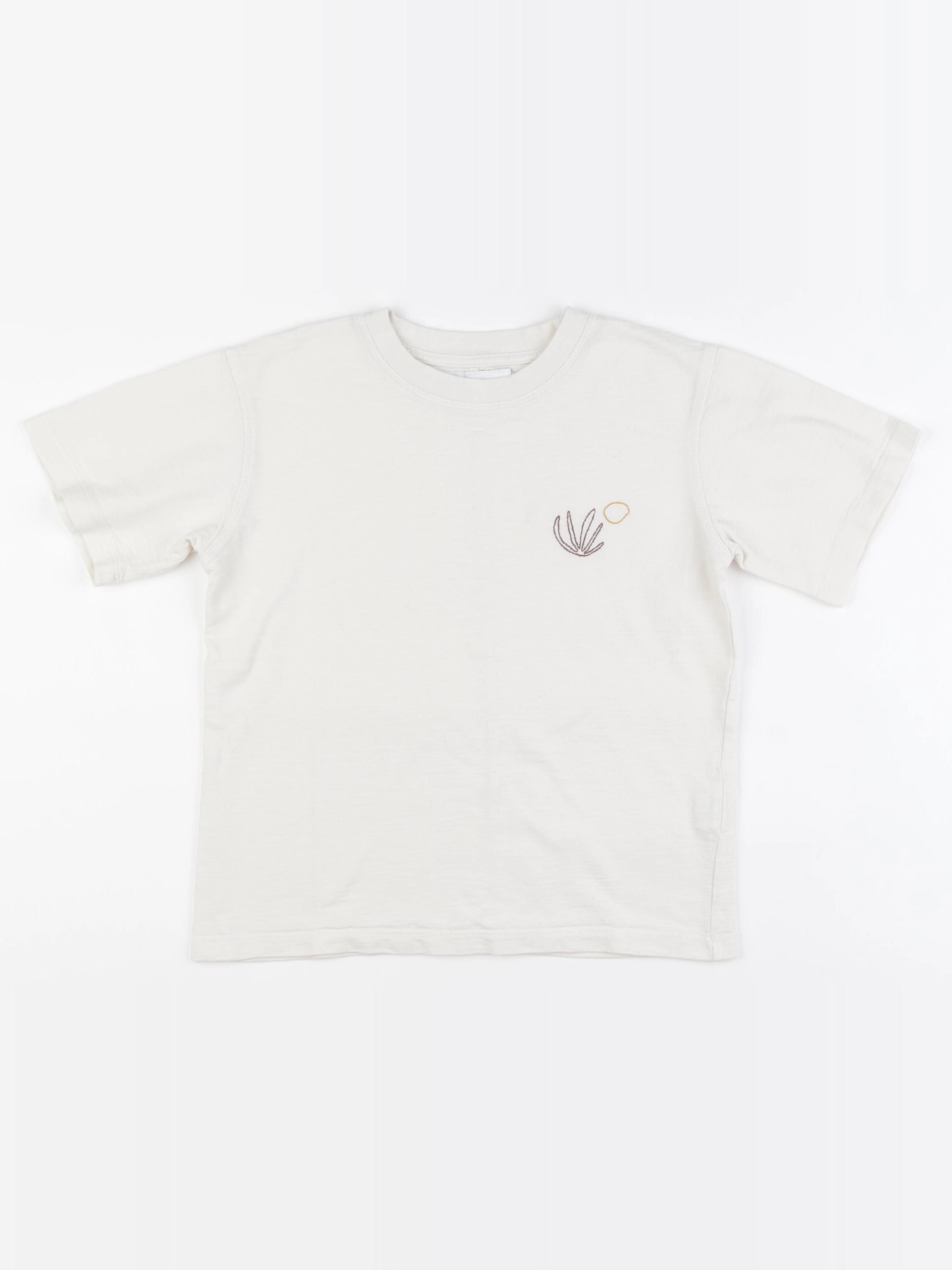 Zara - tee-shirt imprimé au dos blanc - 6/7 ans