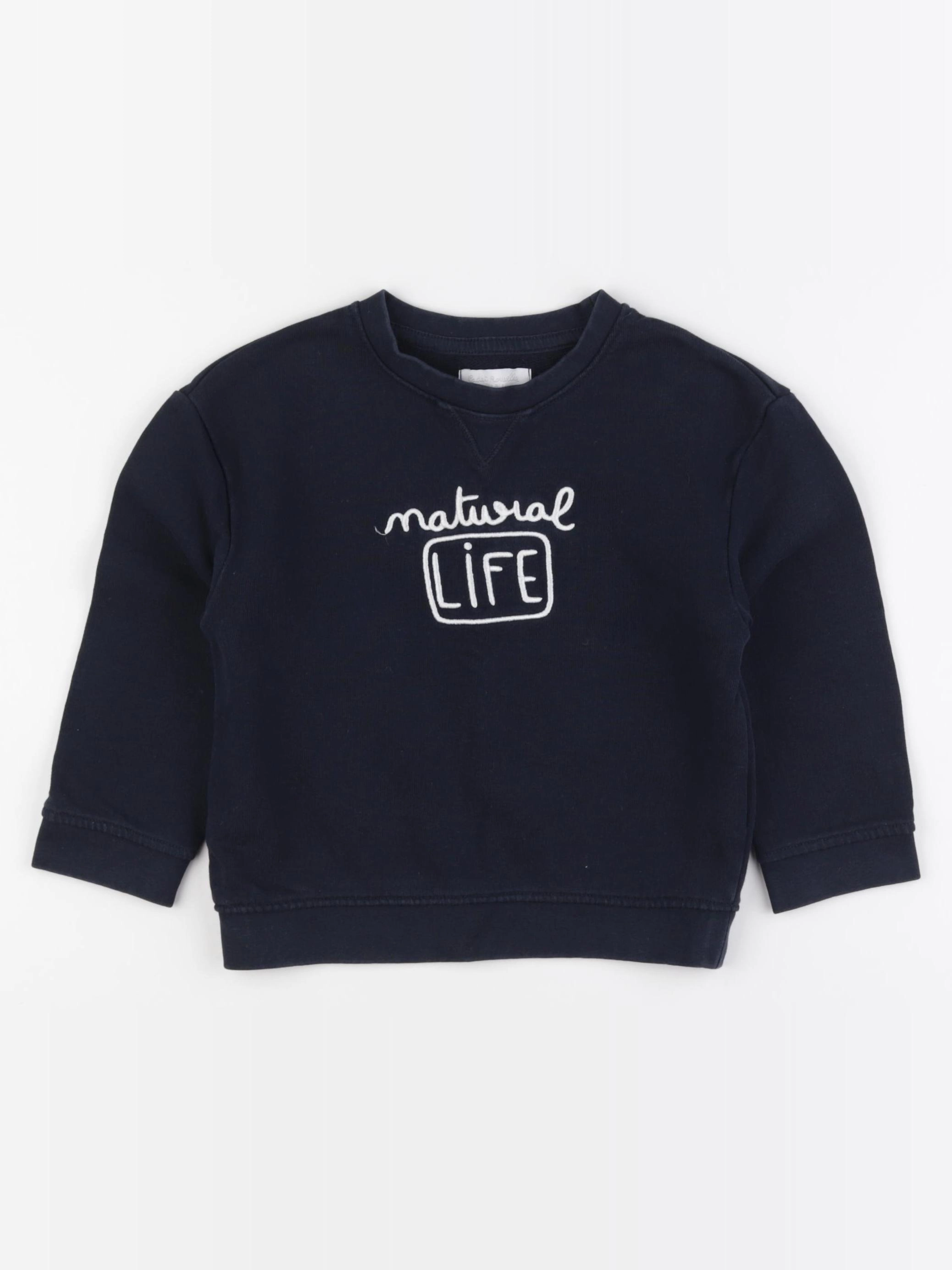 Cadet Rousselle - sweat bleu - 5 ans