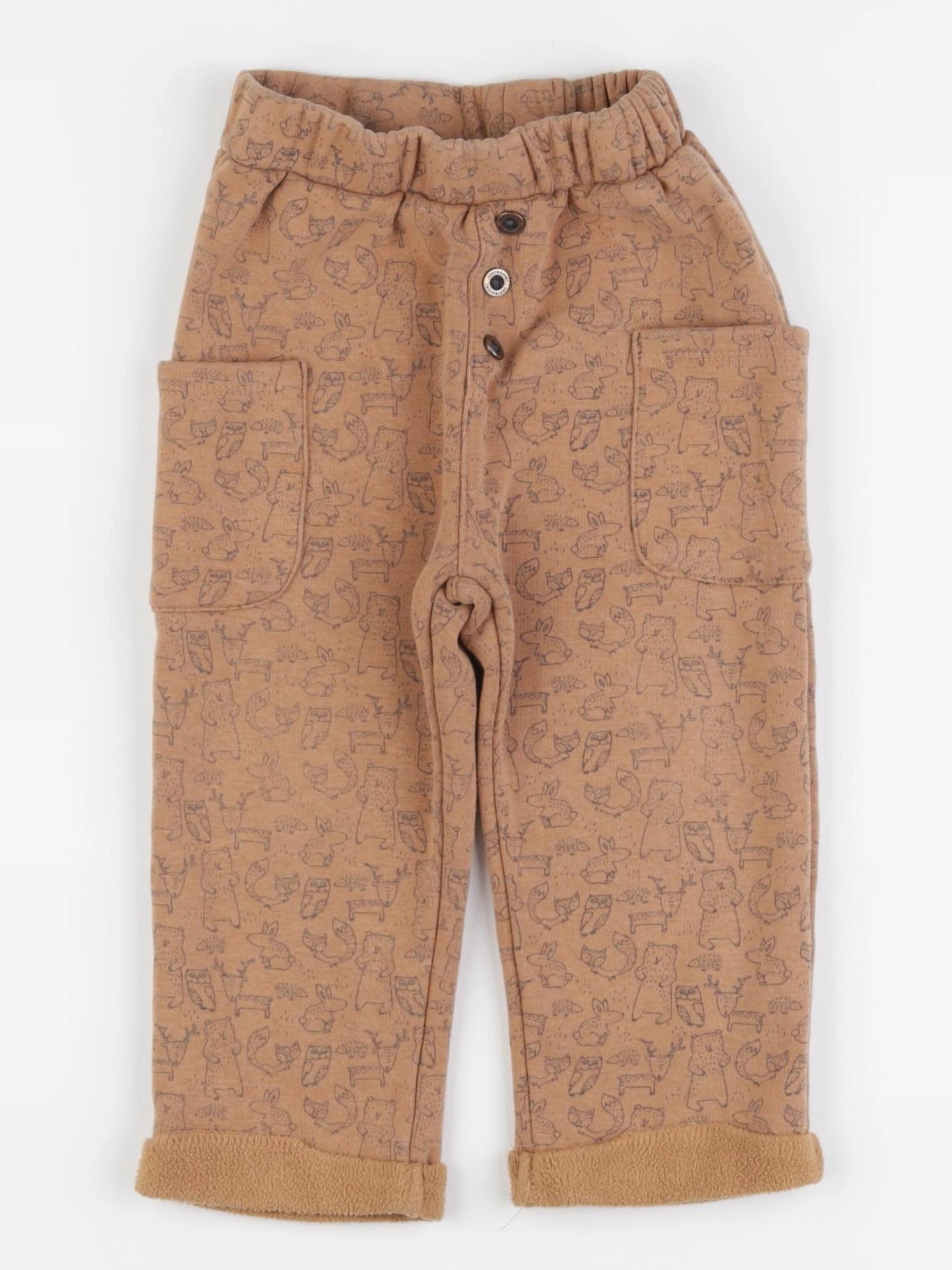 Vertbaudet - pantalon marron - 2 ans