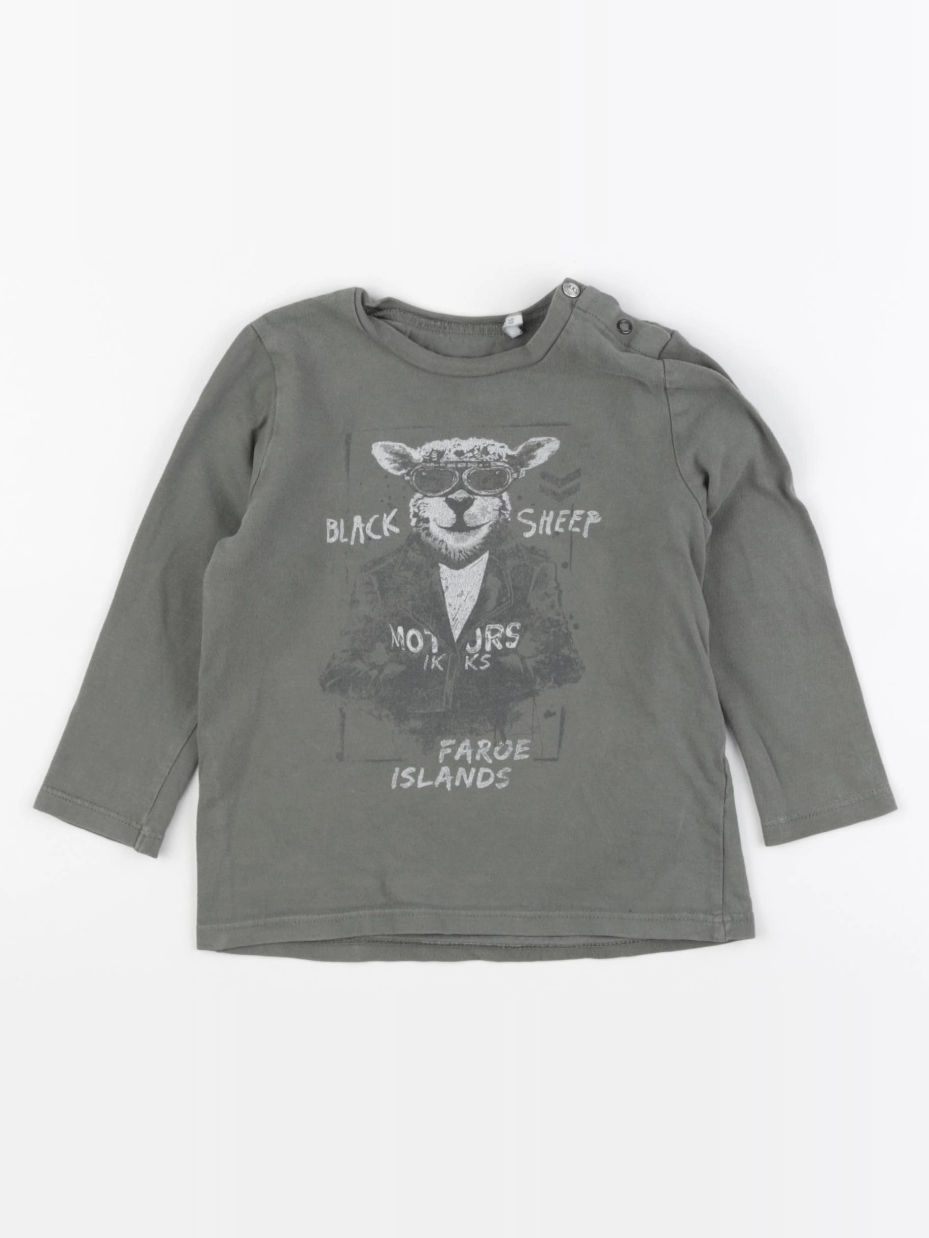 IKKS - tee-shirt vert - 2 ans