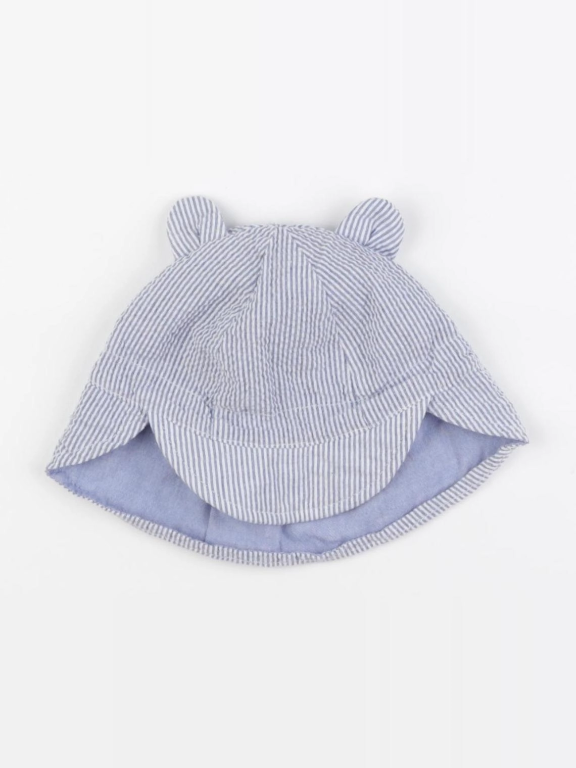 Boutchou - chapeau blanc, bleu - 18/24 mois