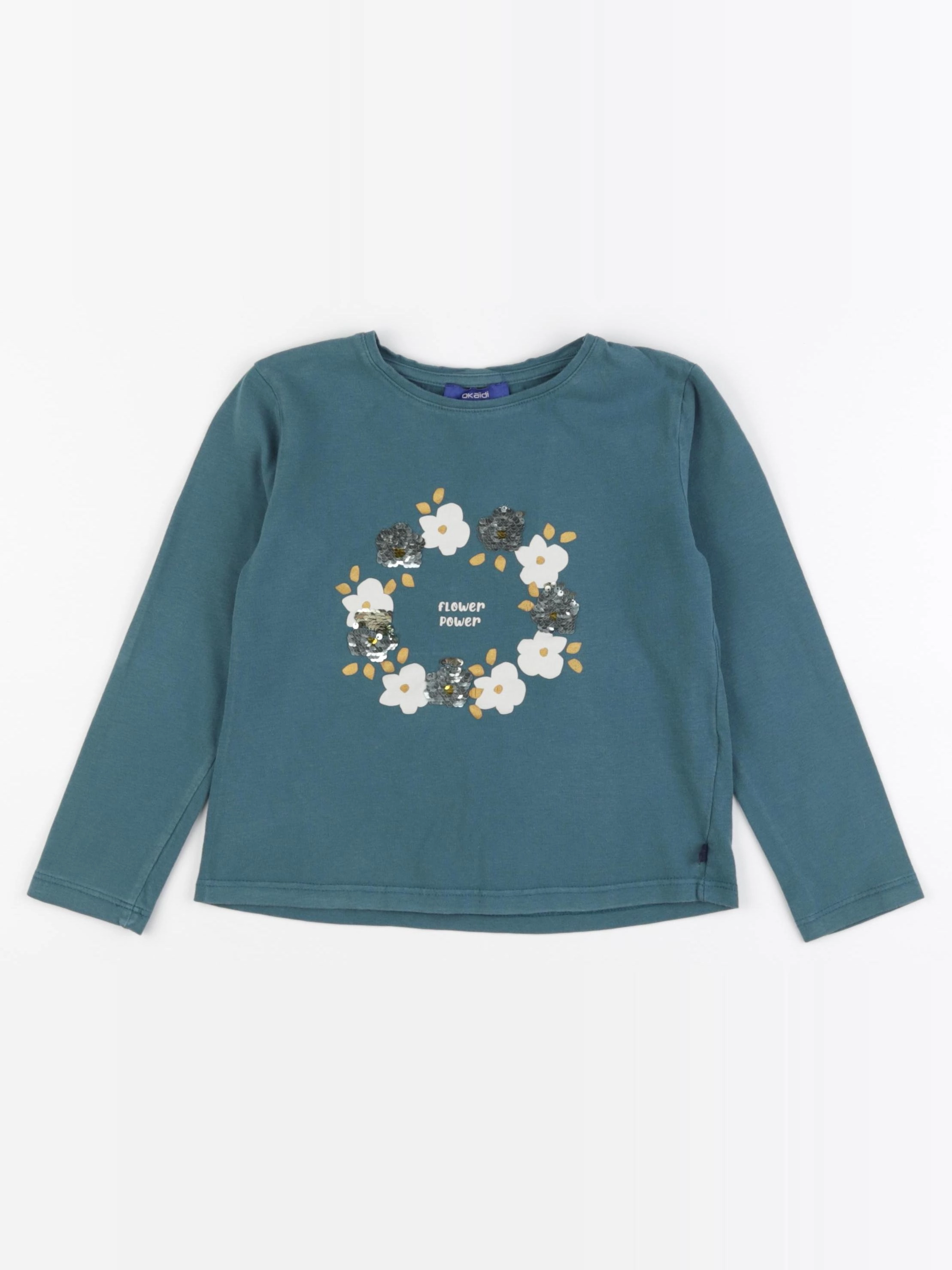 Okaidi - tee-shirt vert - 6 ans