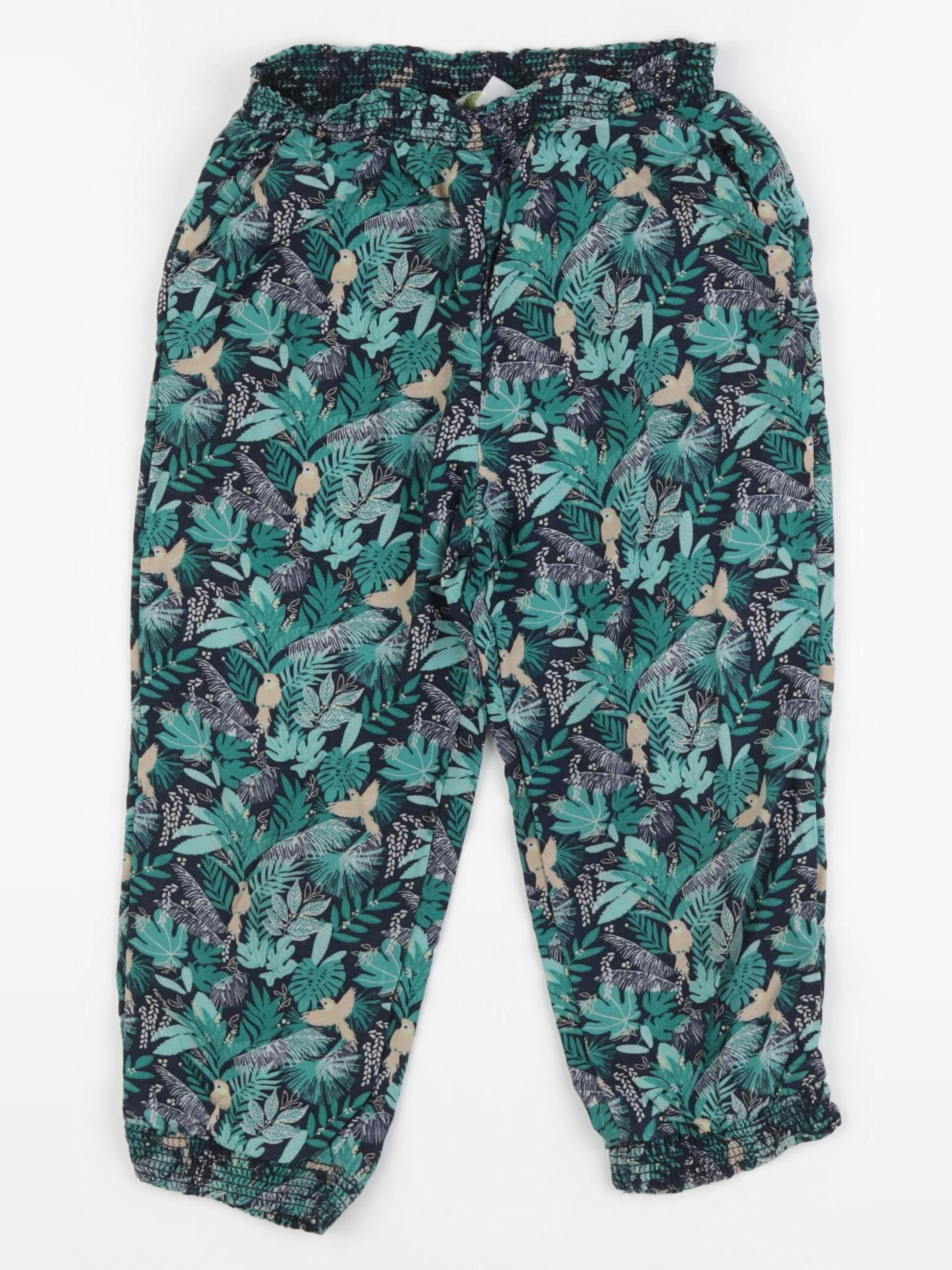 Vertbaudet - pantalon vert - 6 ans