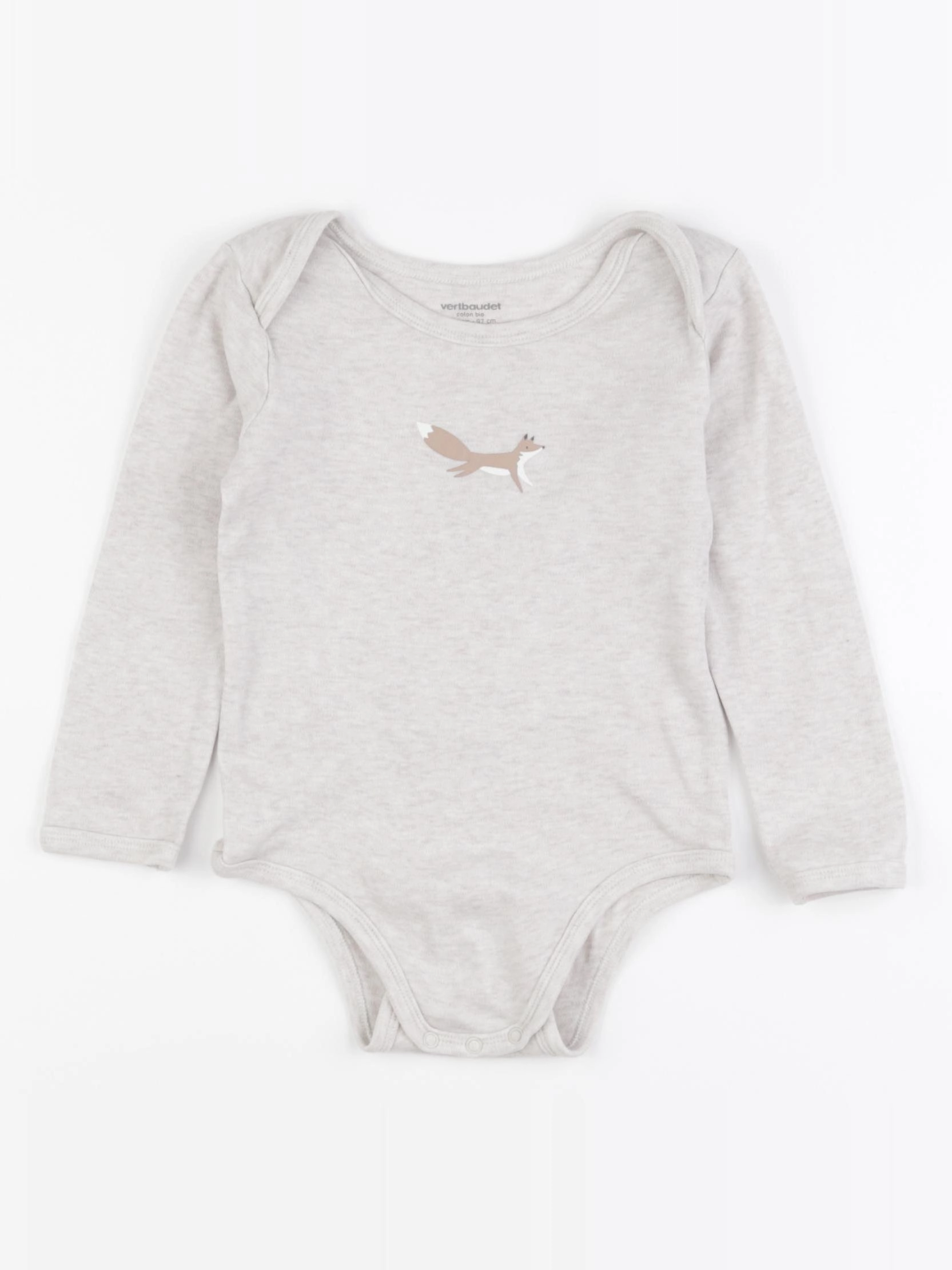 Vertbaudet - body beige - 36 mois