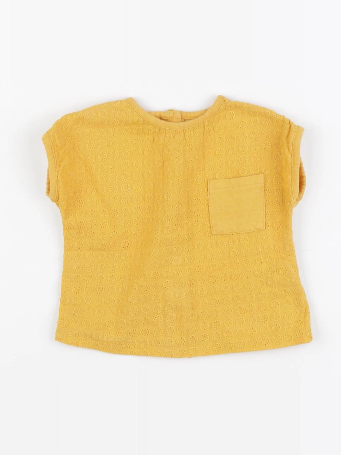 Vertbaudet - tee-shirt jaune - 3 mois