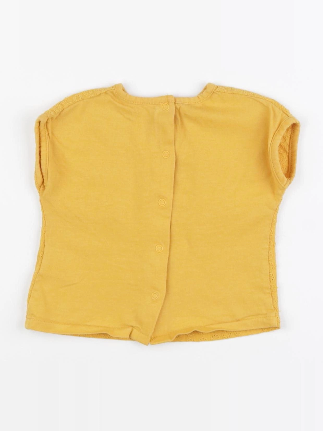 Vertbaudet - tee-shirt jaune - 3 mois