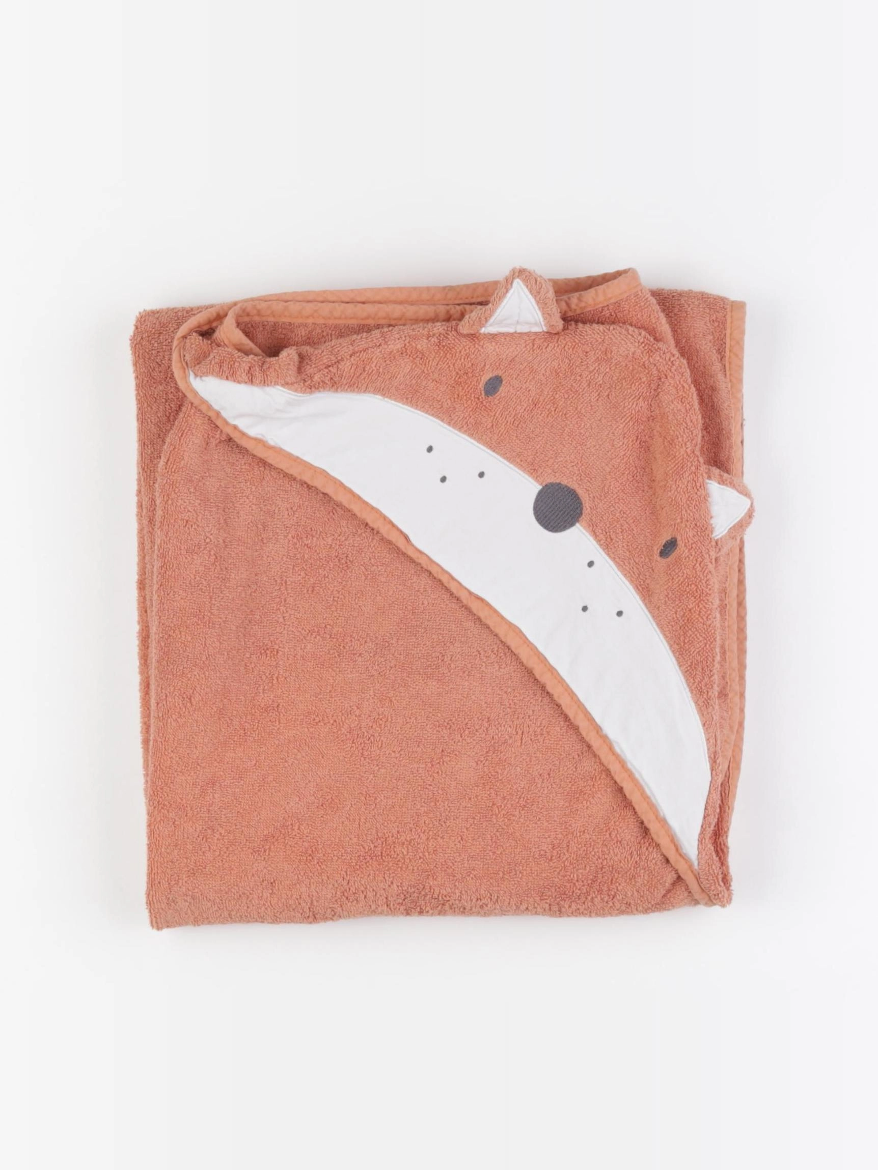 Vertbaudet - cape de bain orange - 12/18 mois