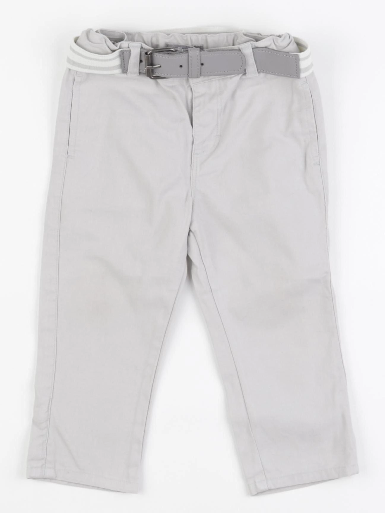 Vertbaudet - pantalon gris - 12 mois