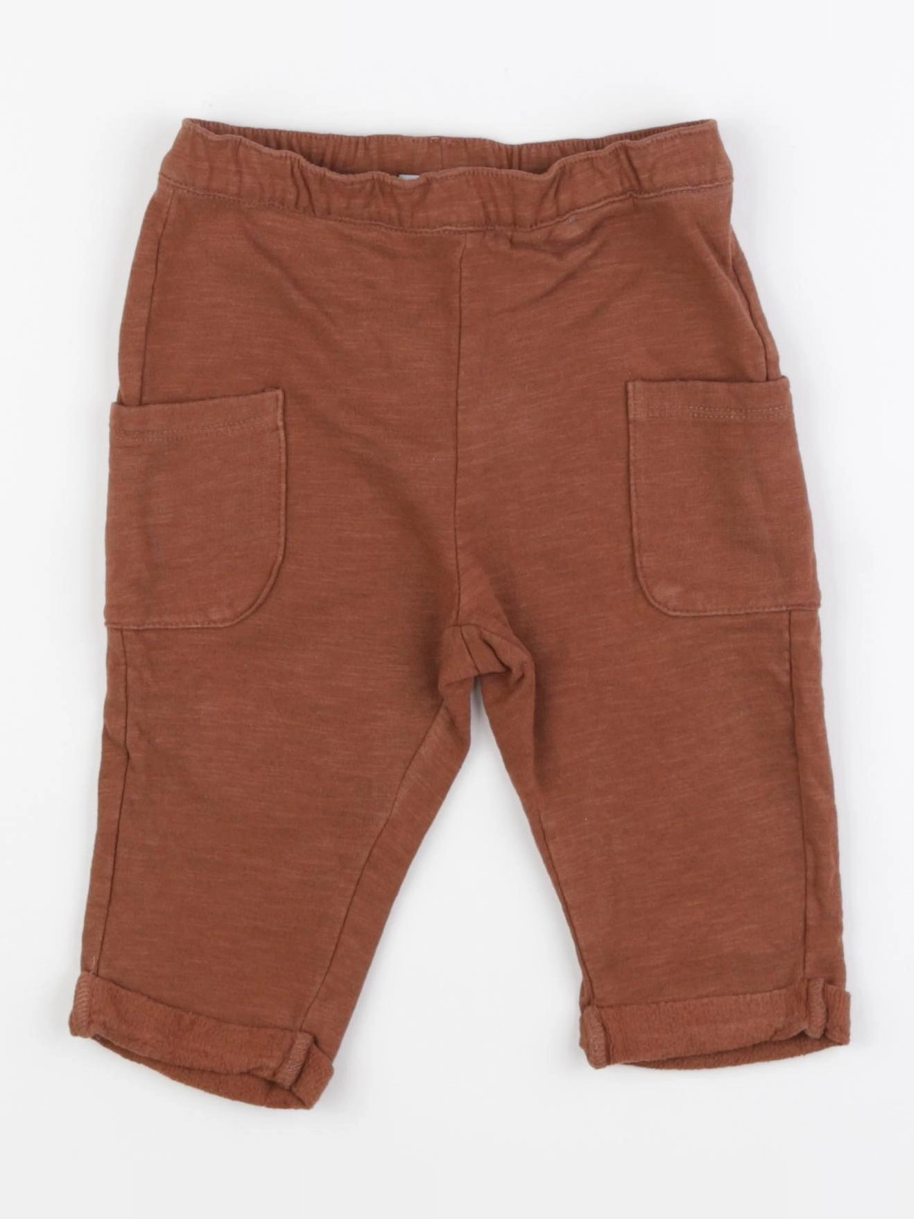 Vertbaudet - pantalon marron - 12 mois