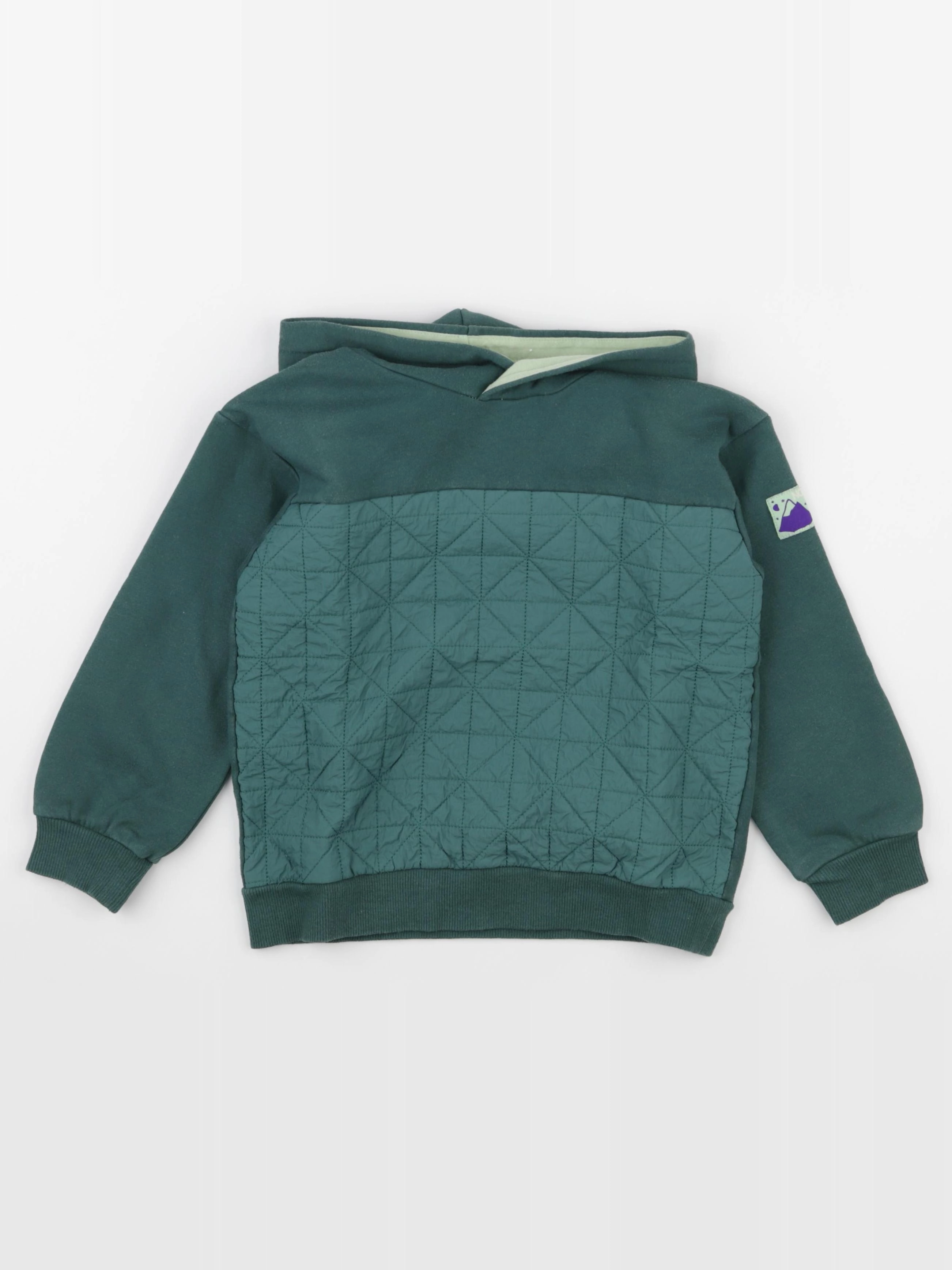 H&M - sweat vert - 4/6 ans