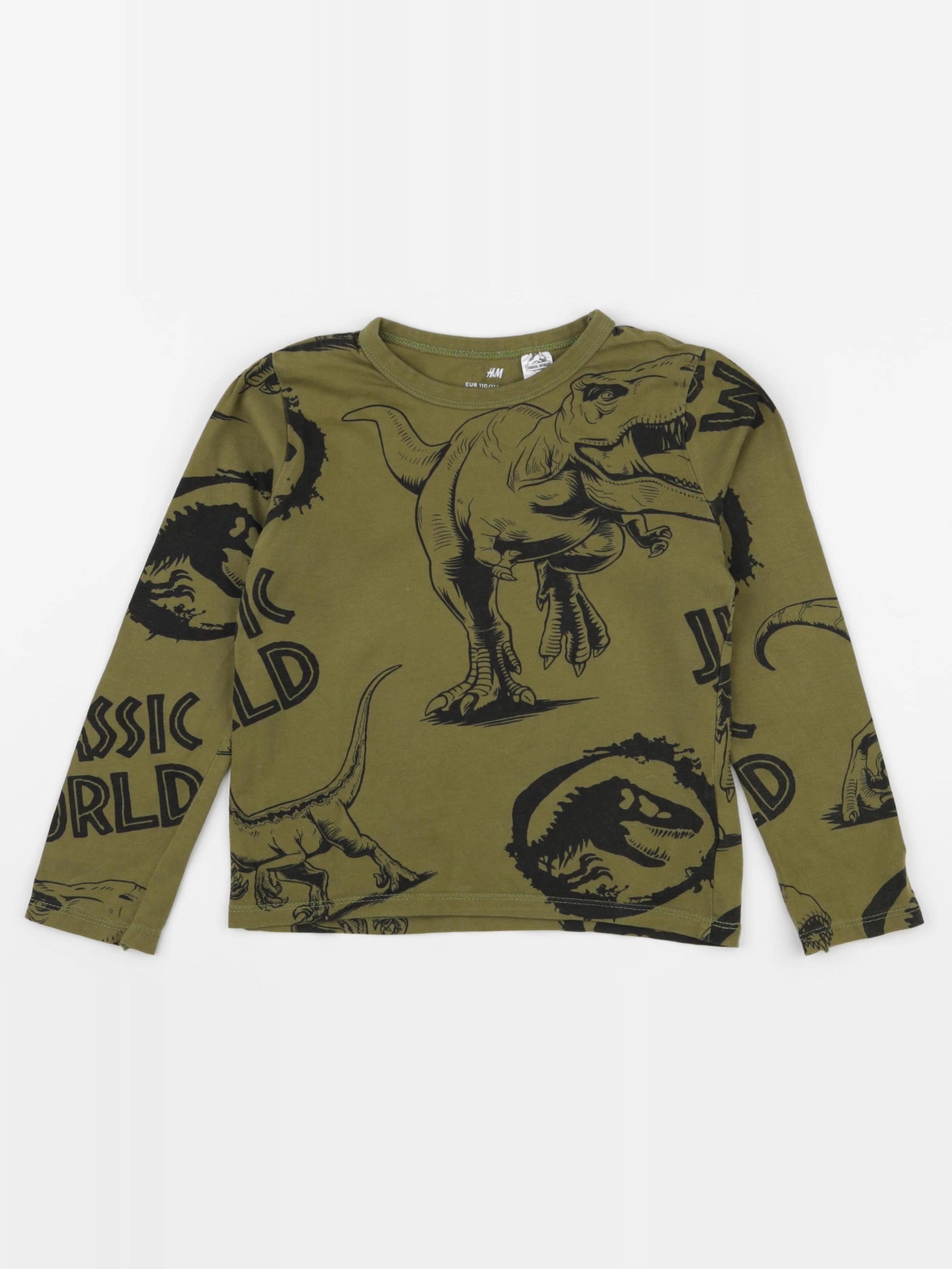 H&M - tee-shirt vert - 4/6 ans